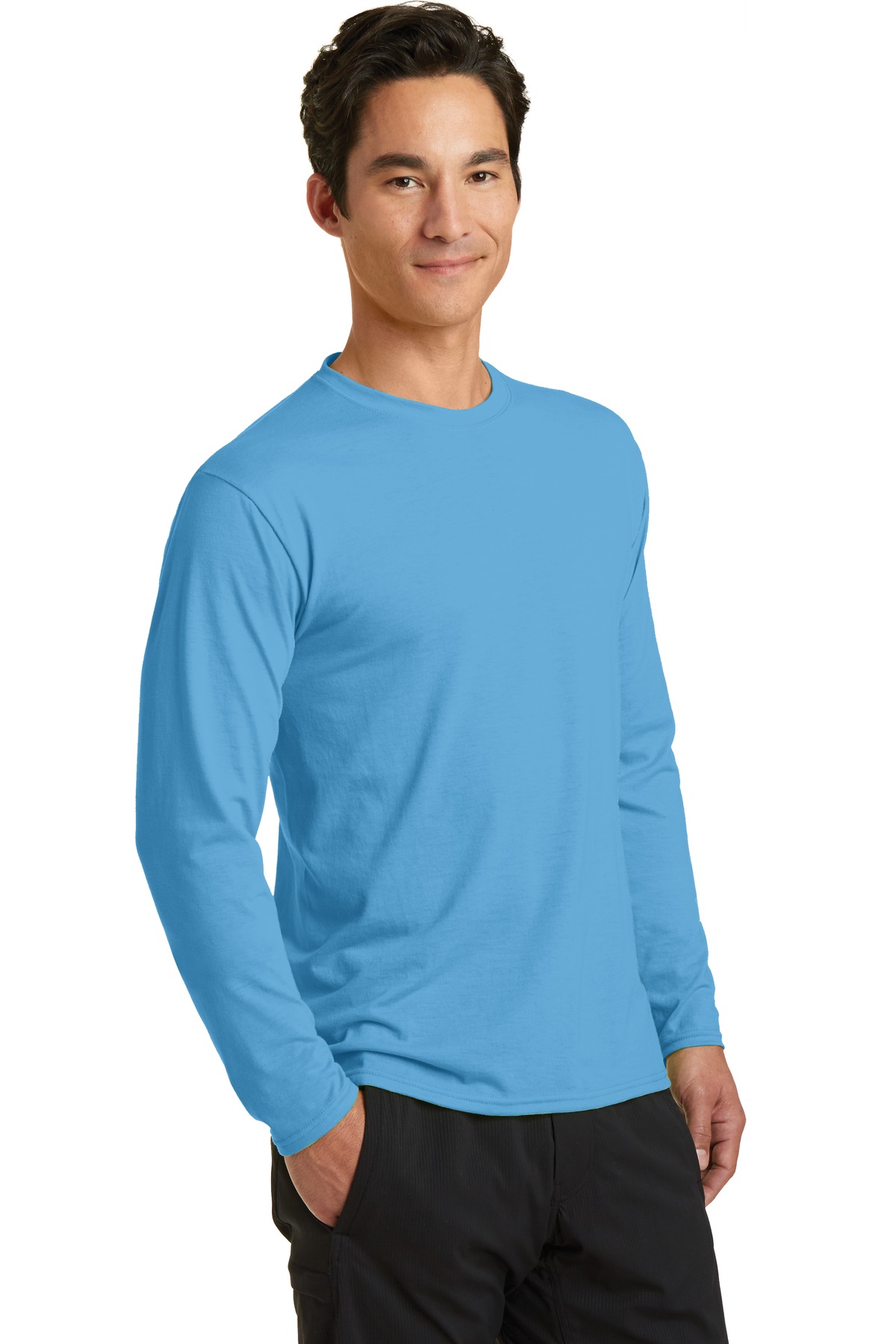 Long Sleeve Performance Blend Tee