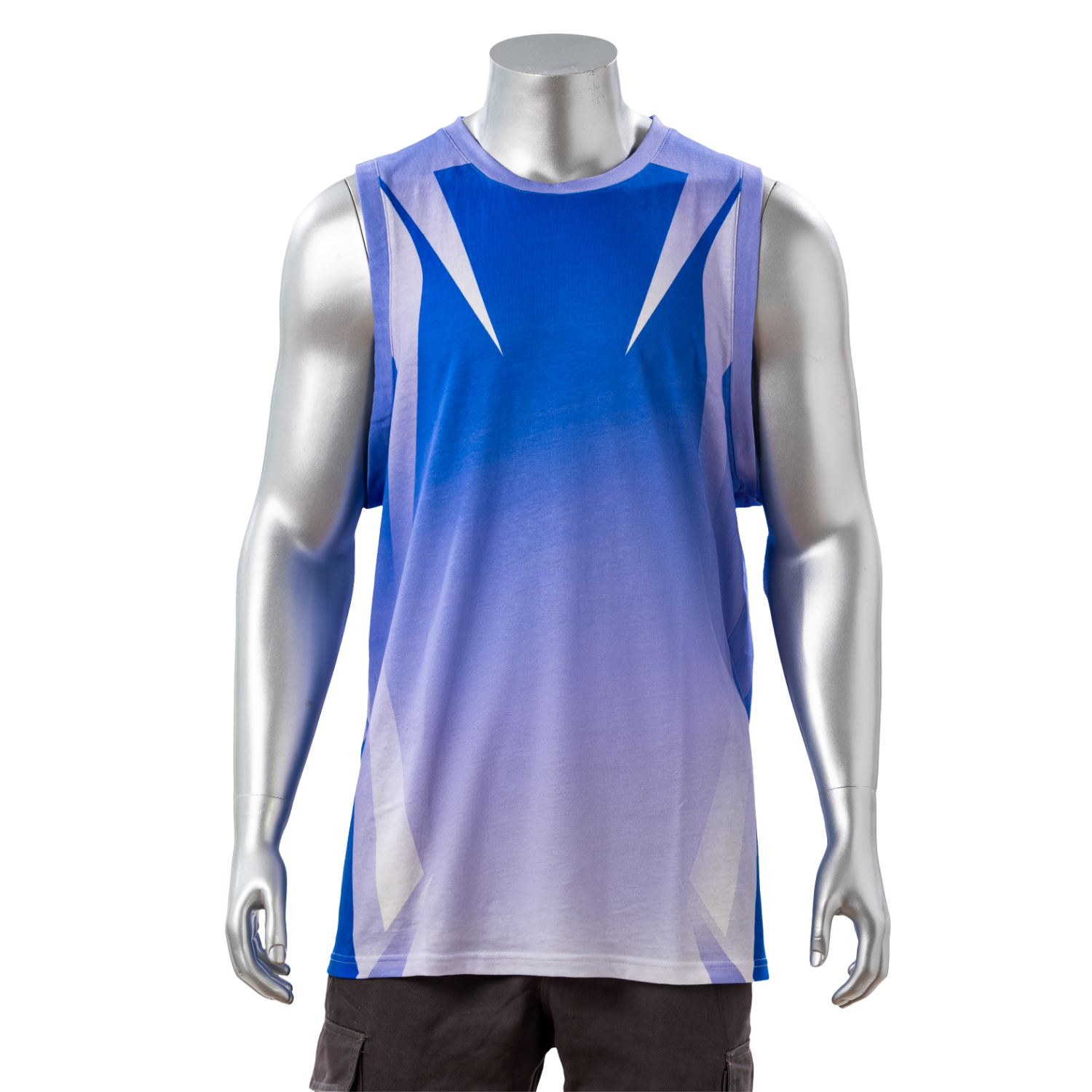 100% Cotton Full Color Reactive Digital Print Men's Tank Top - 5.3 oz 4
