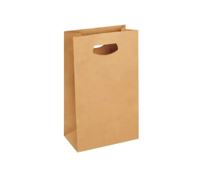 Die-Cut Handle Bags - Brown 4