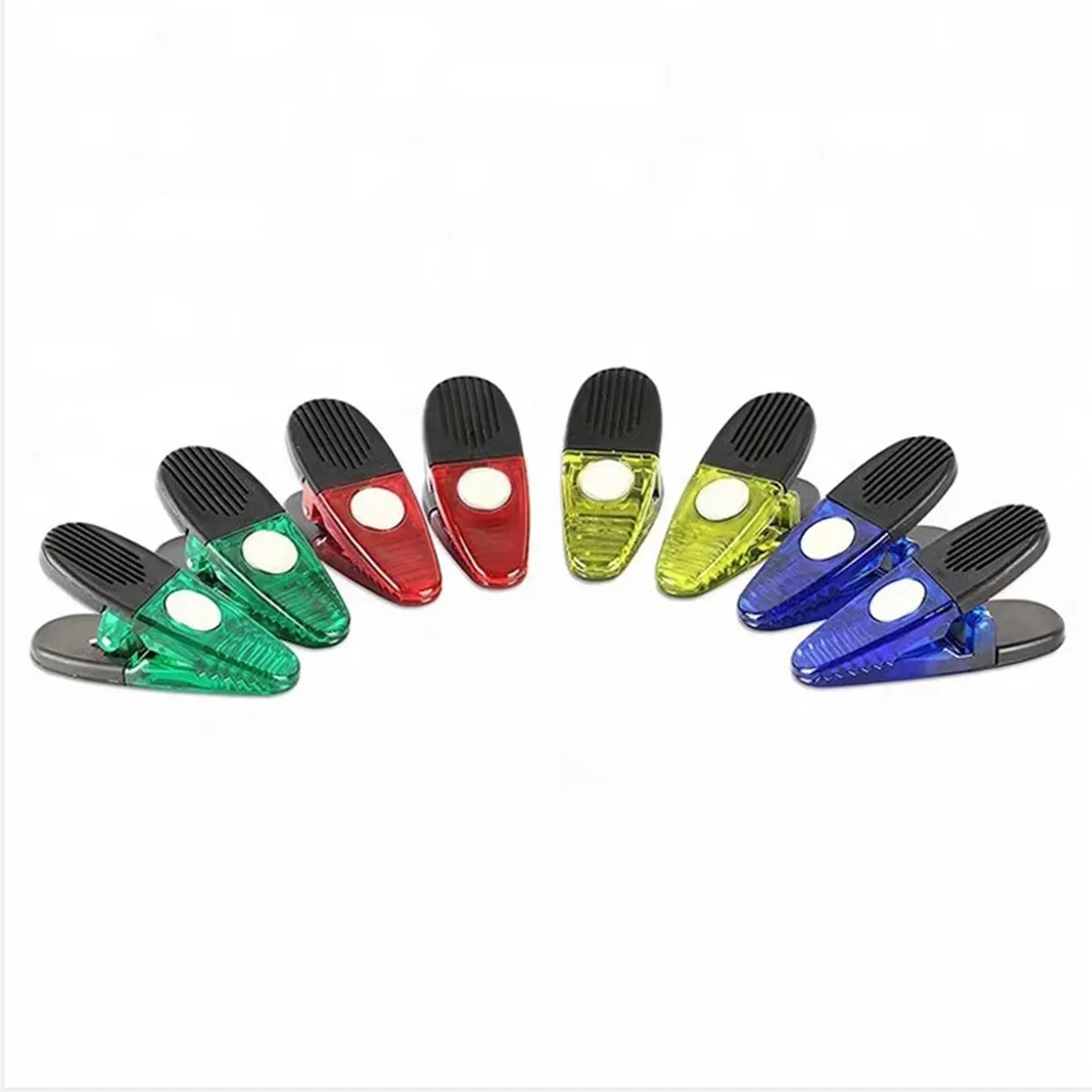 Multipurpose Plastic Refrigerator Magnet Snacks Bag Clips 3