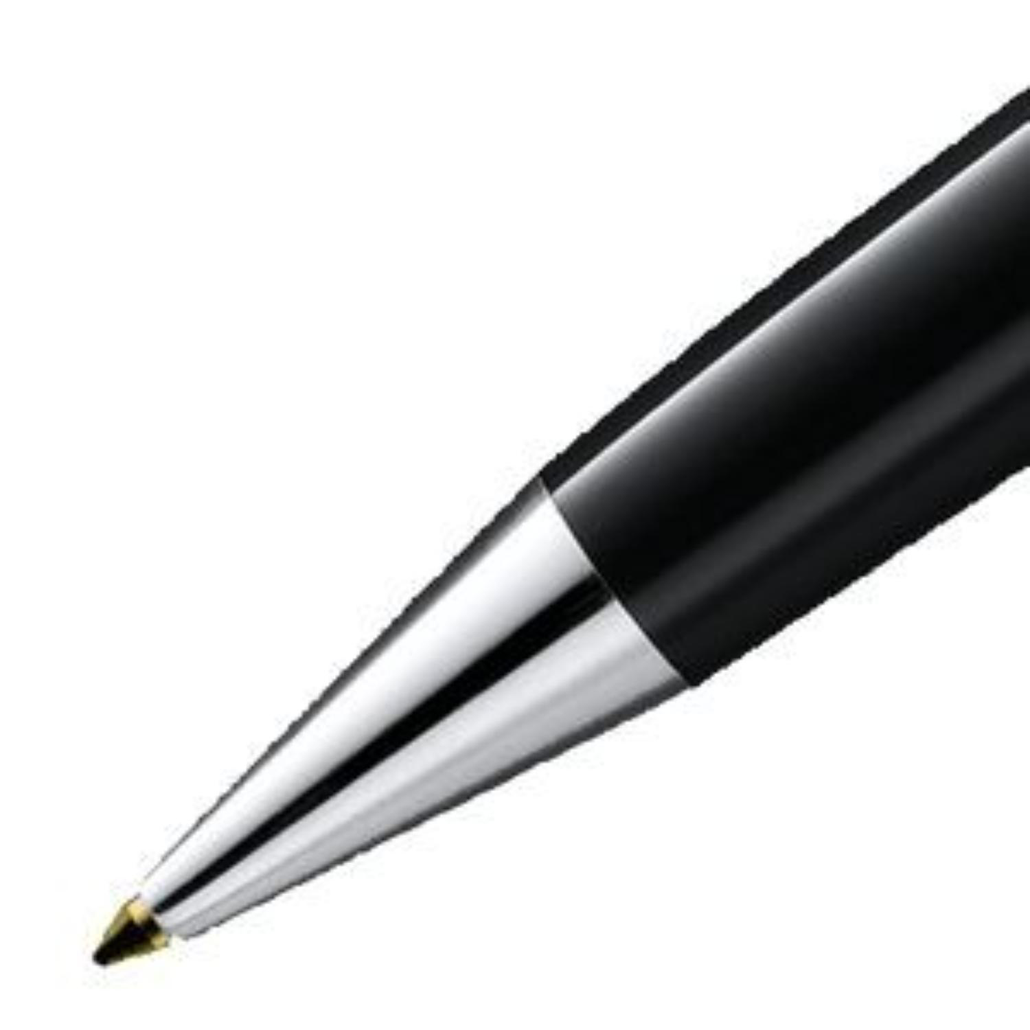 MONTBLANC® Meisterstück Luxury Platinum-Coated Midsize Ballpoint Pen w/ Gift Box 2