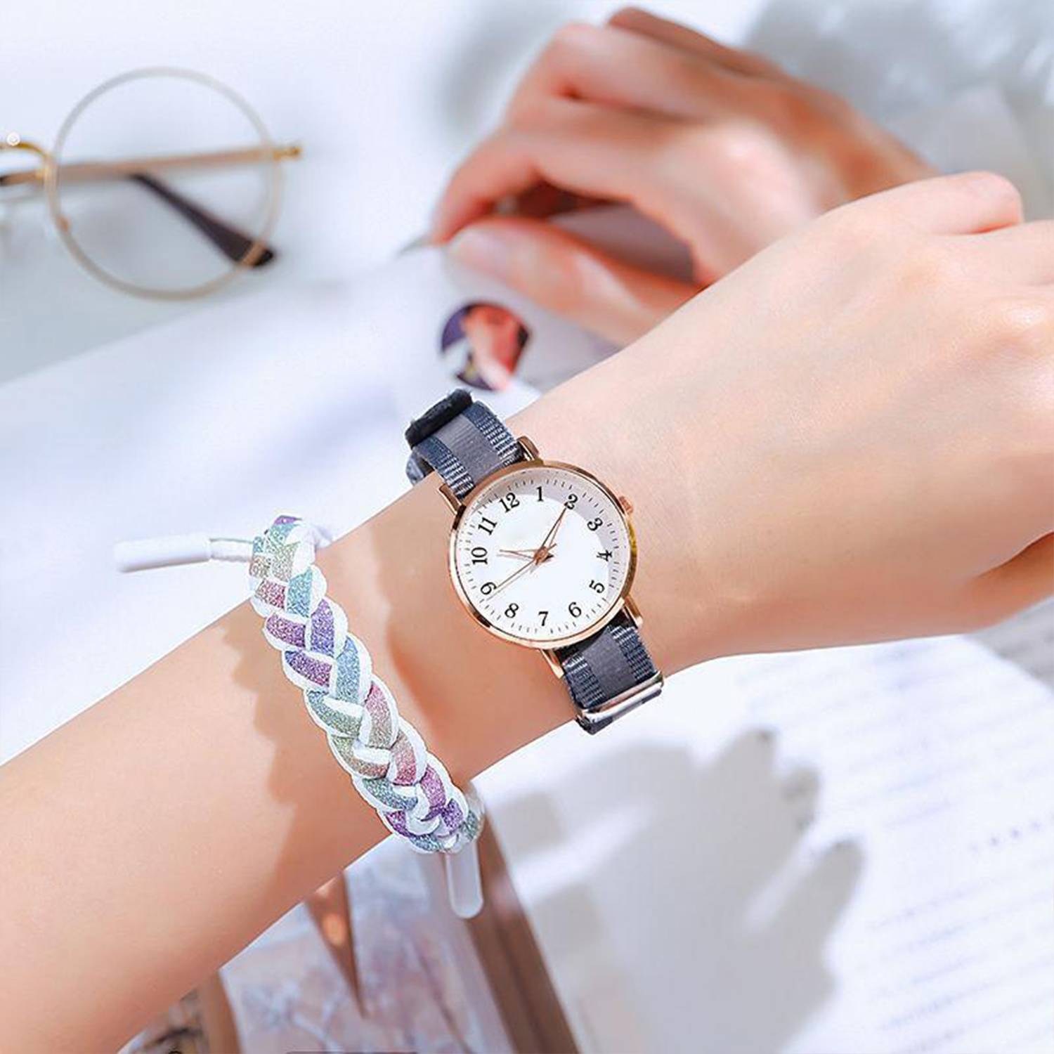 Rainbow Strap Quartz Watches 4