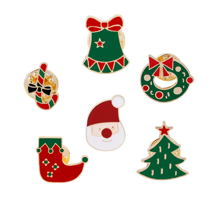 Christmas Lapel Pin Hard Enamel 3