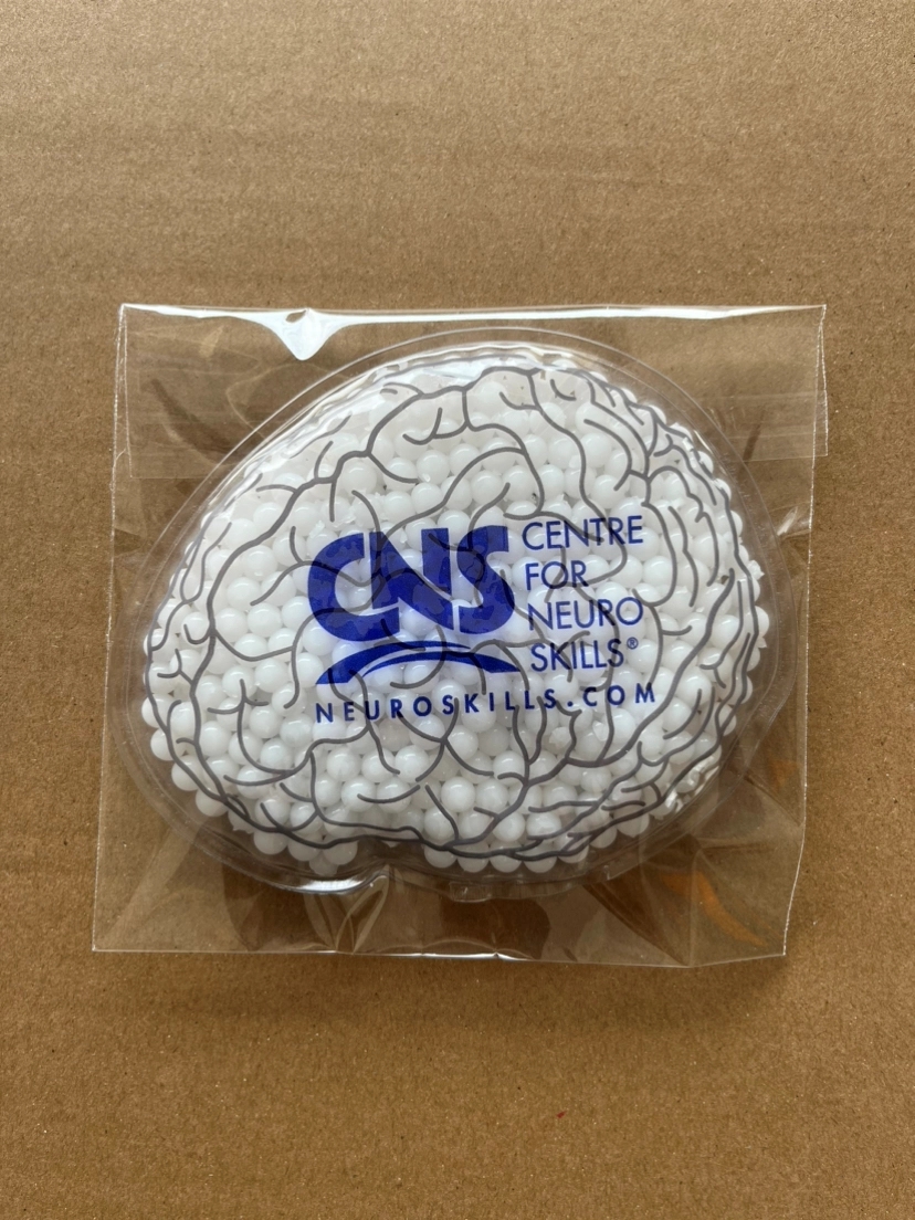 Brain Shaped Hot/Cold Gel Bead Pack 2