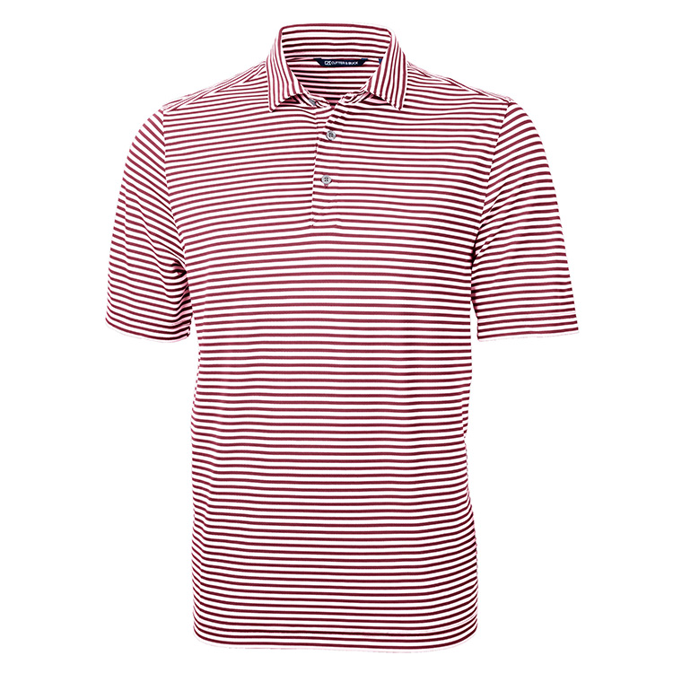Cutter & Buck Virtue Eco Pique Stripe Recycled Men's Polo 3