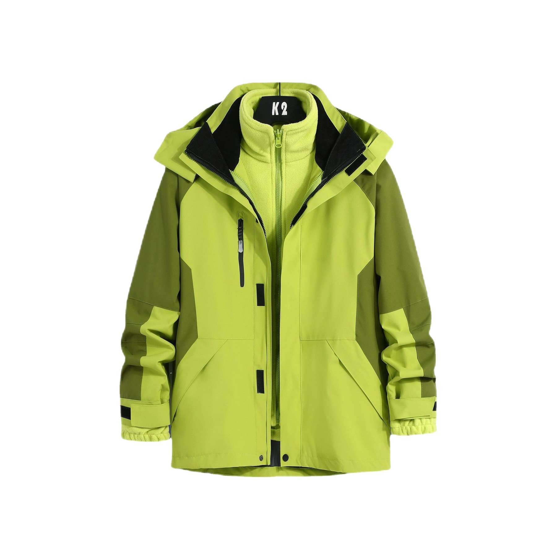 Waterproof Ski Jacket Hooded Windbreakers 3