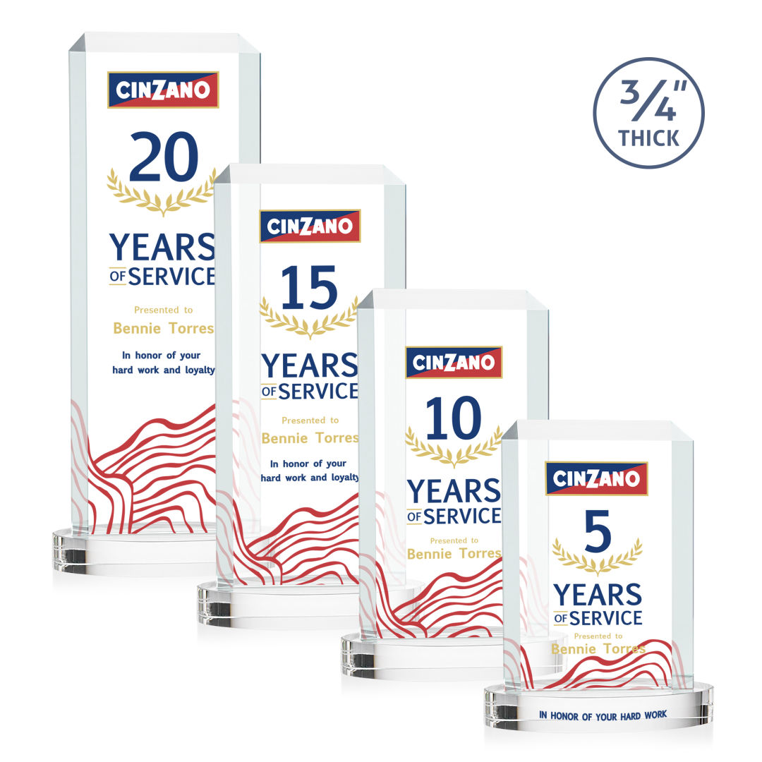 Dalton VividPrint™ Award on Alberton Base - Amber