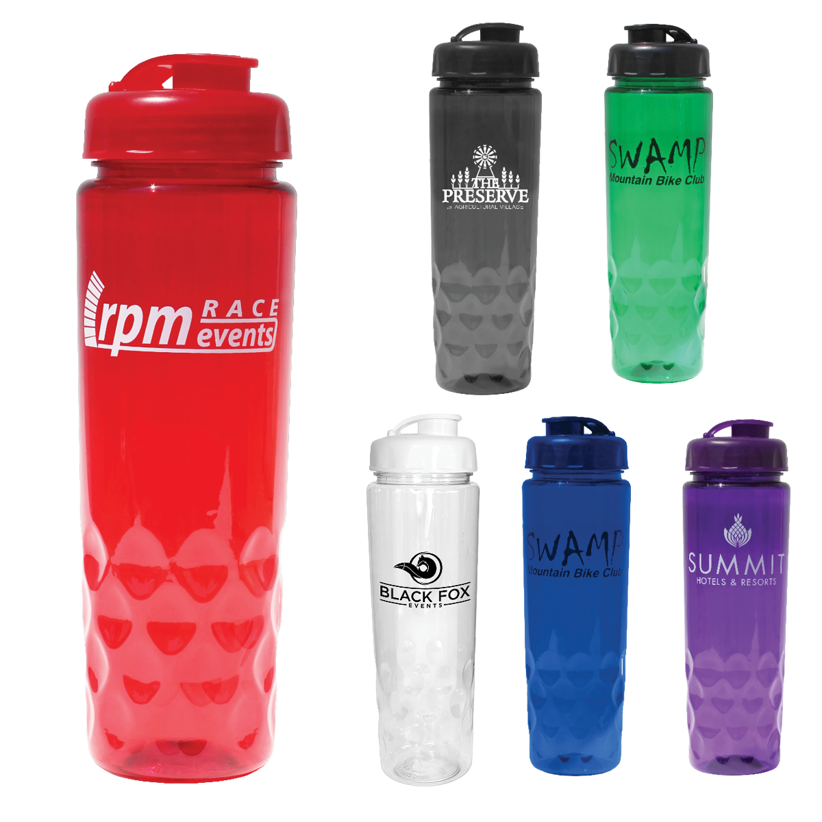 24 oz. Poly-Saver PET Bottle with Flip Top Cap 8
