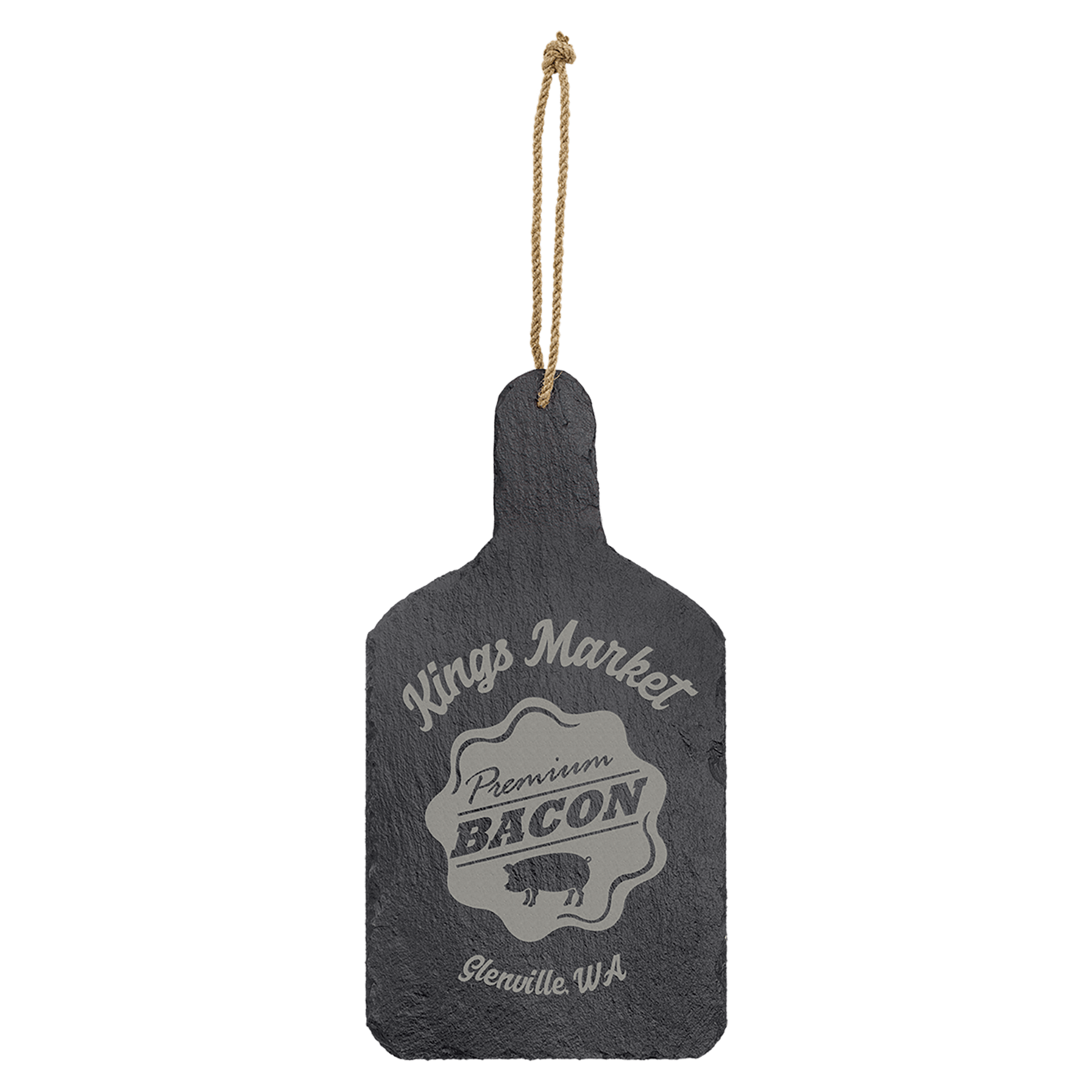 13 1/2" x 7" Slate Paddle Cutting Board 3