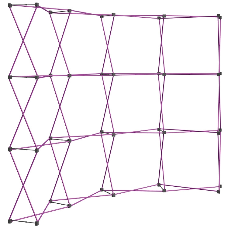 10' Wide Coyote Popup Curved Display Kit 1
