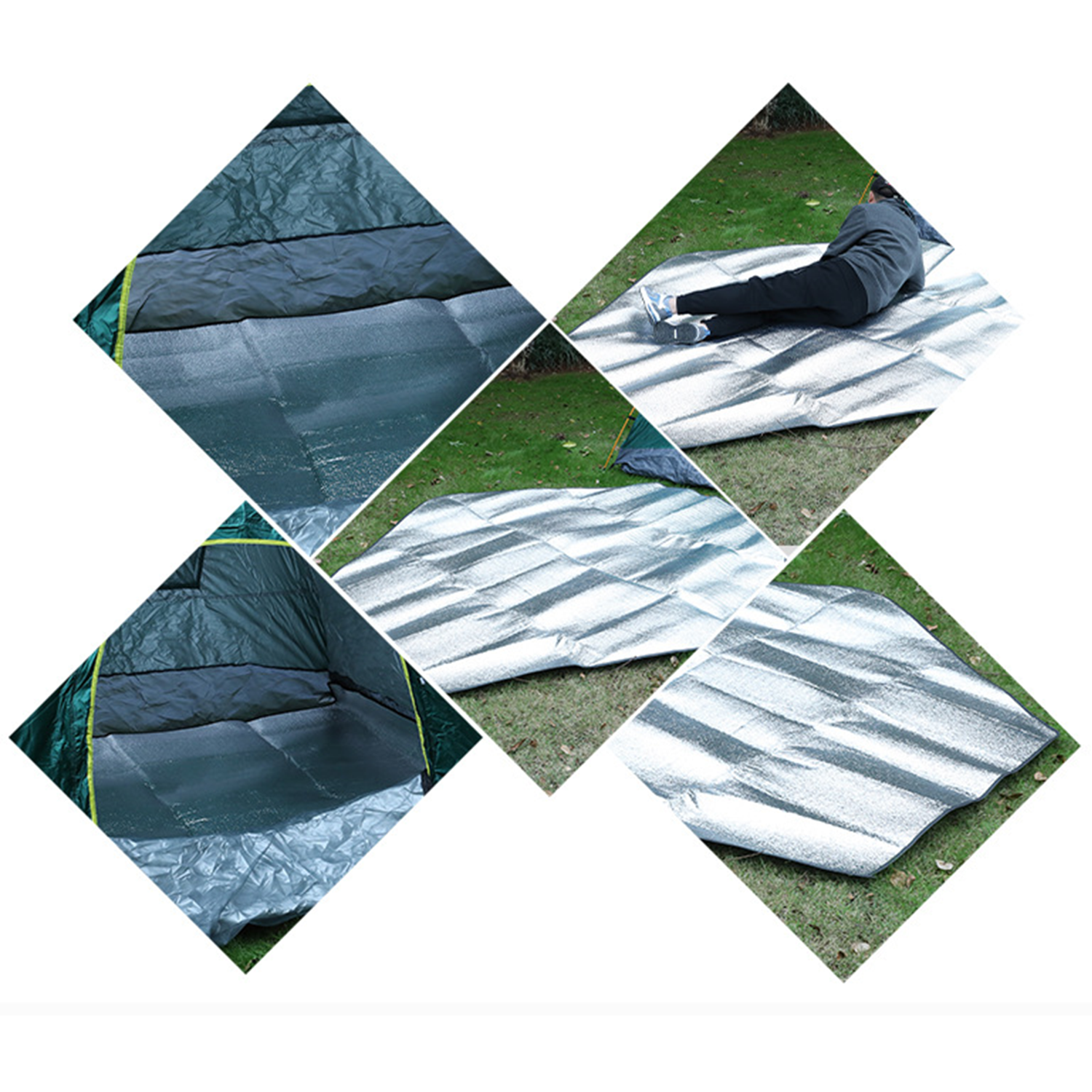 Foldable Waterproof Aluminum Film Picnic Mat 3