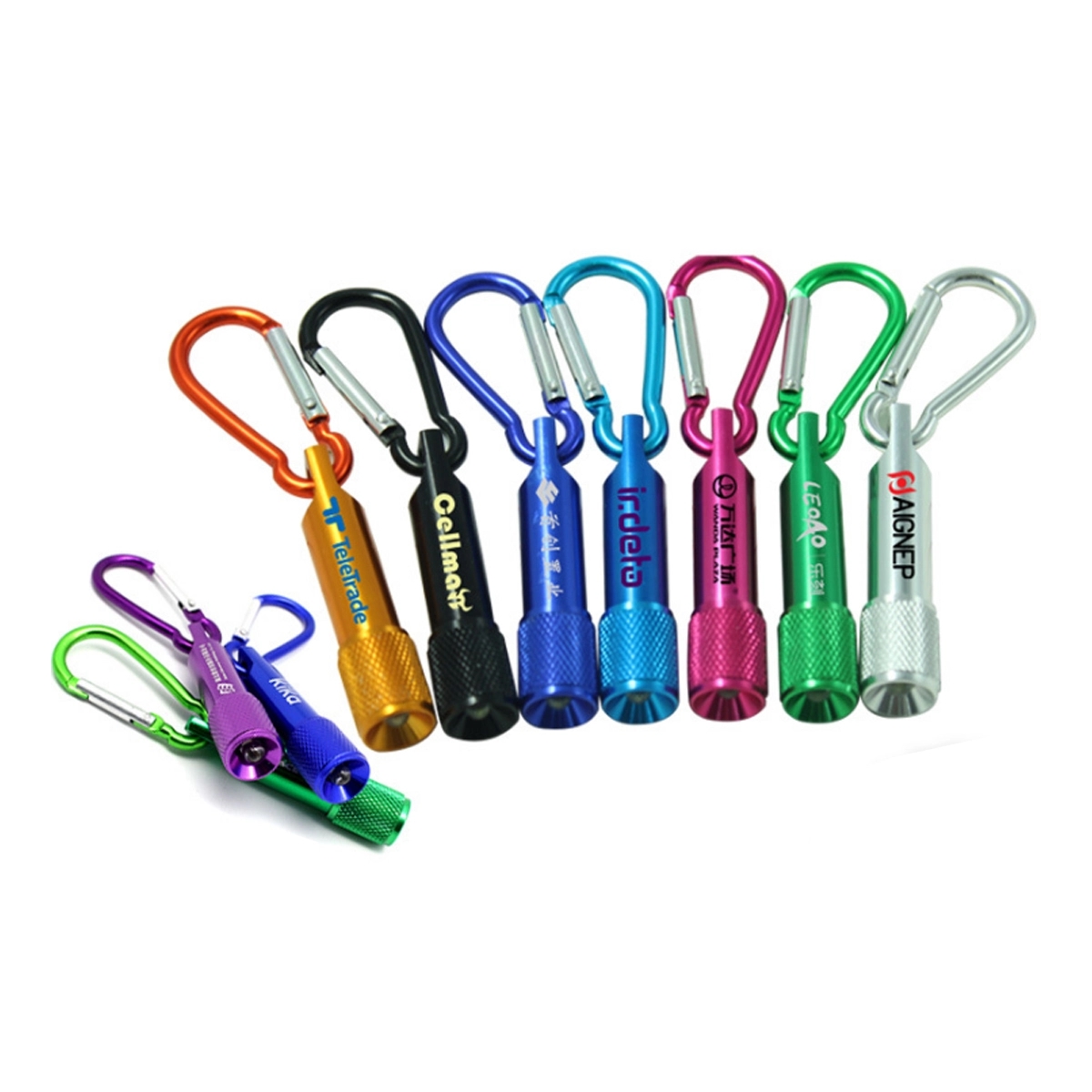 LED Flashlight Carabiner Keychain 1