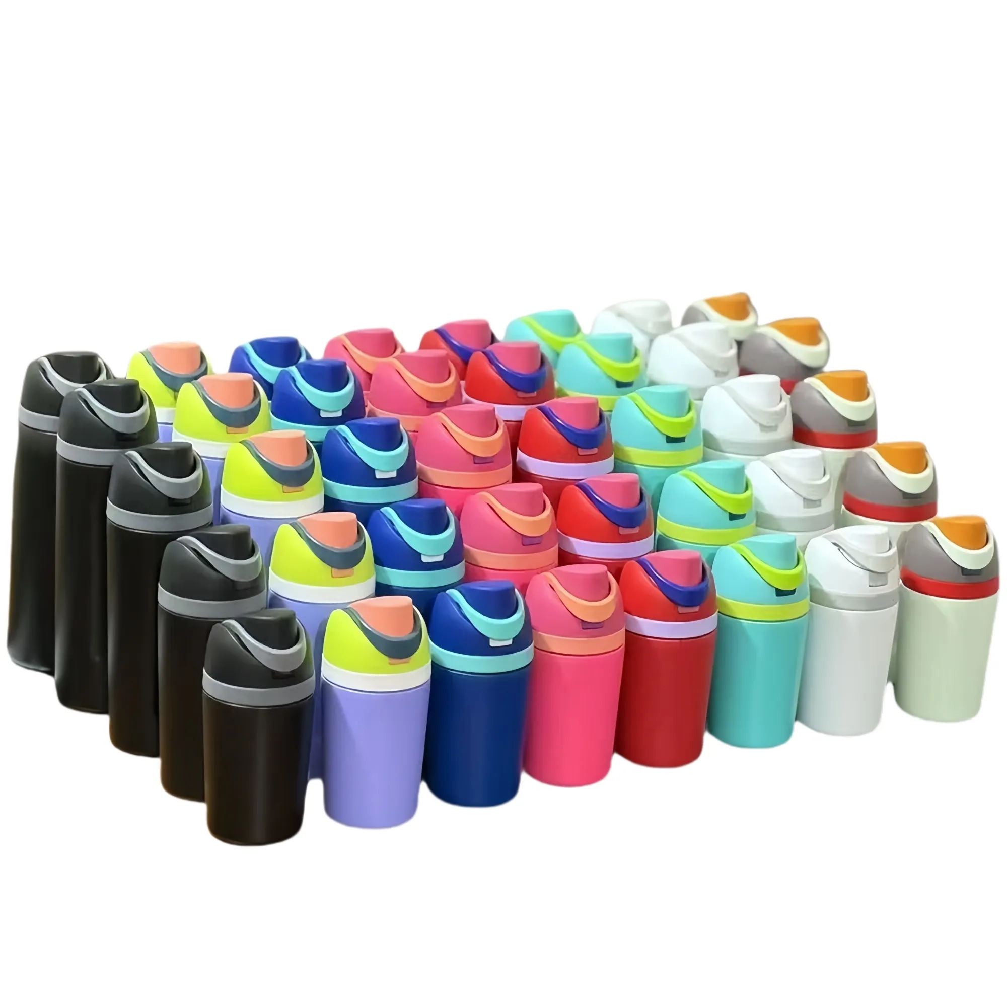 16oz Kids Insulated Water Bottle with Straw for School 2
