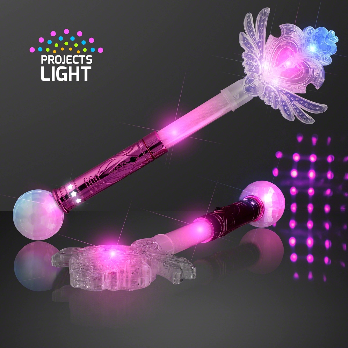 Winged Heart LED Fairy Wand 2
