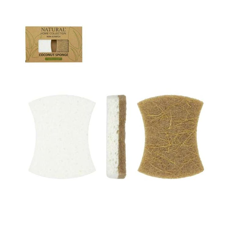 Non-Scratch Cleaning Sponge Scrubbers 2ct 1