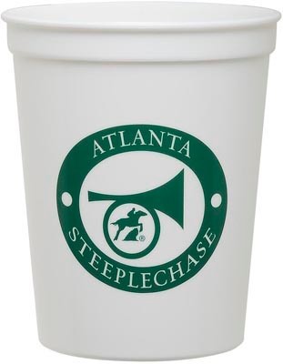 16 oz. White Plastic Stadium Cup 3