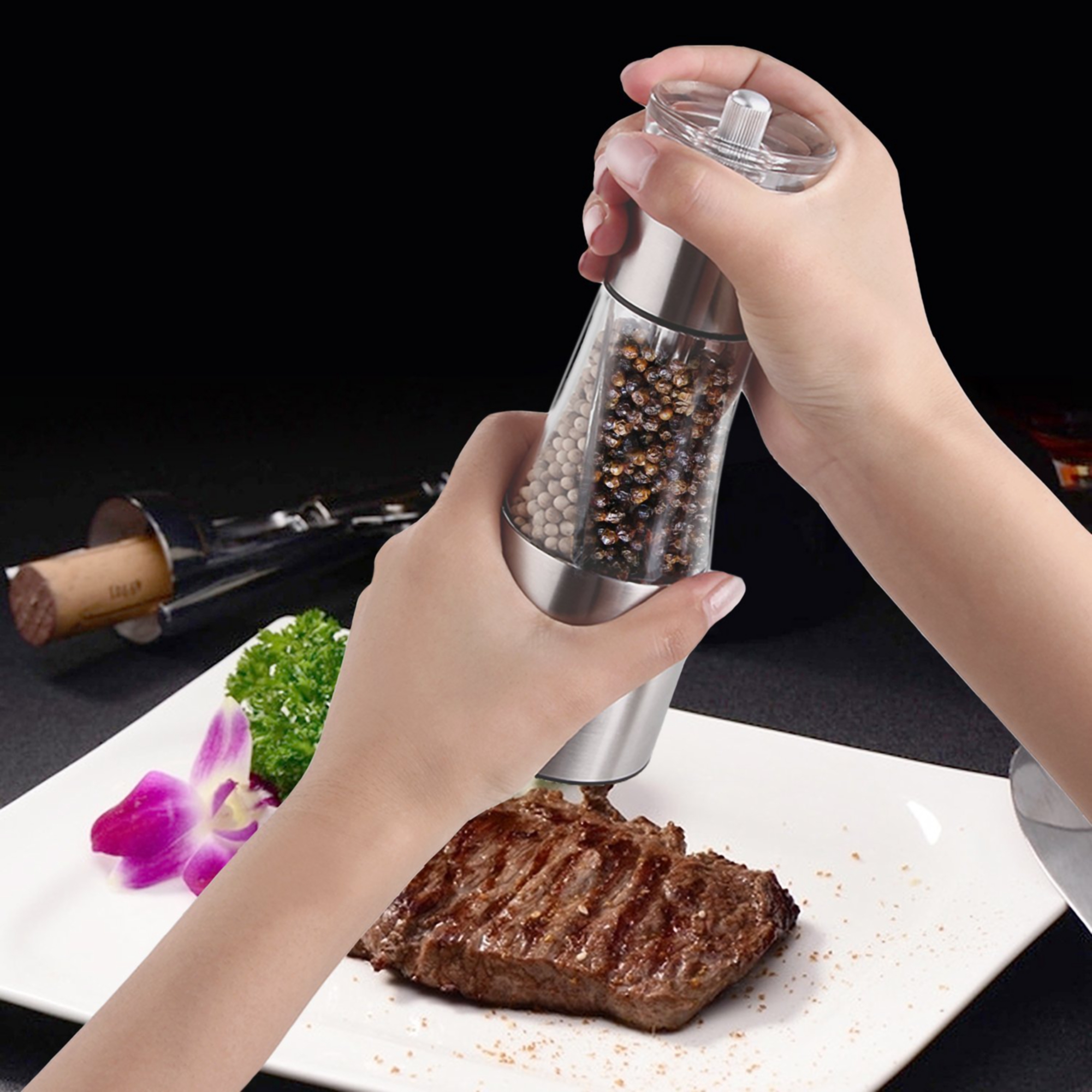 Dual Salt and Pepper Grinder 4