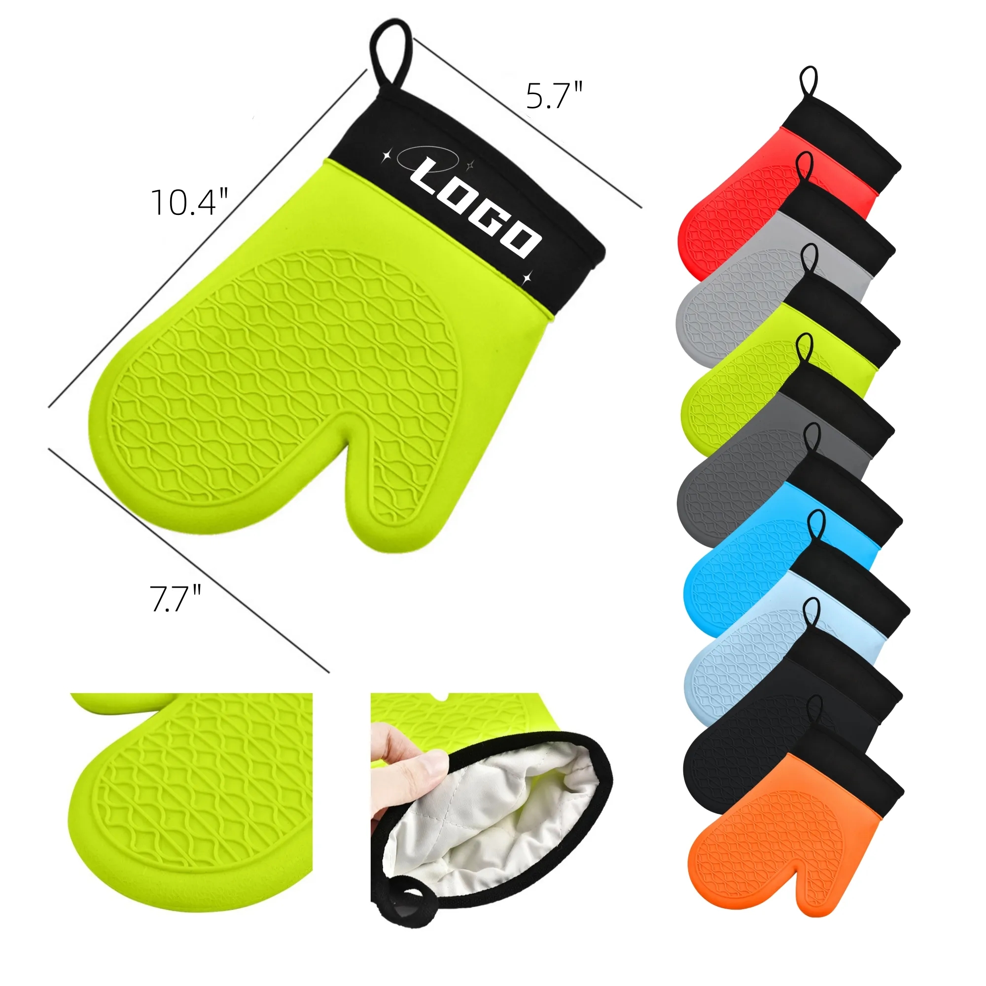 Silicone Heat Resistant Oven Gloves 1