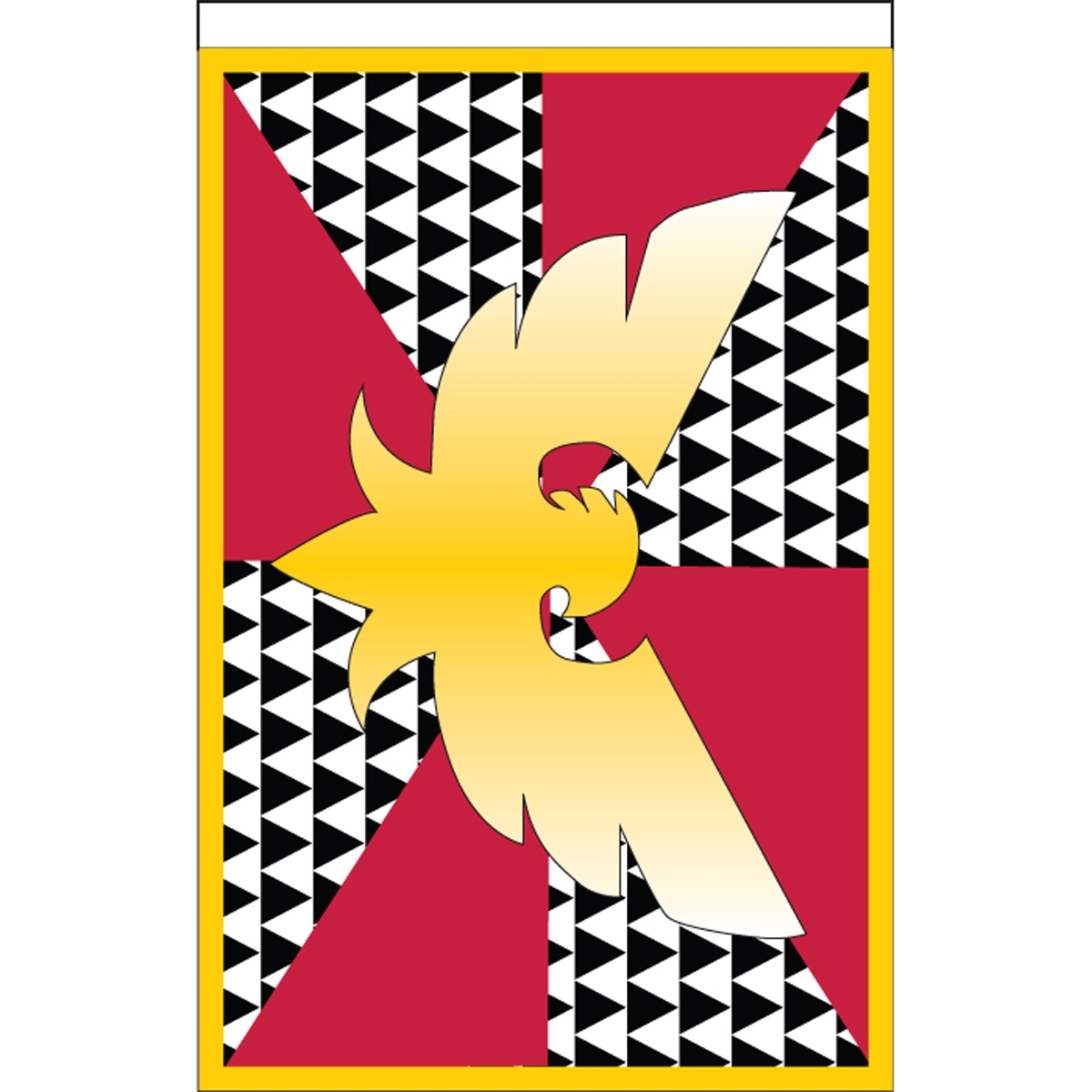 Drag/Feather Deluxe Garden Flag 2