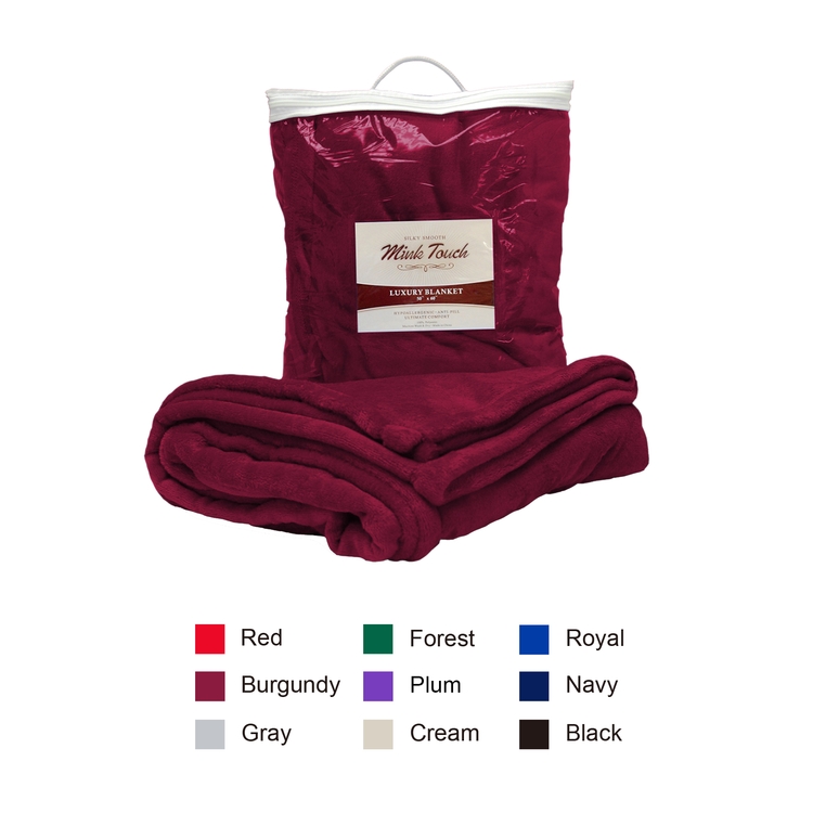 300g 100% Polyester silky smooth faux mink blanket 10