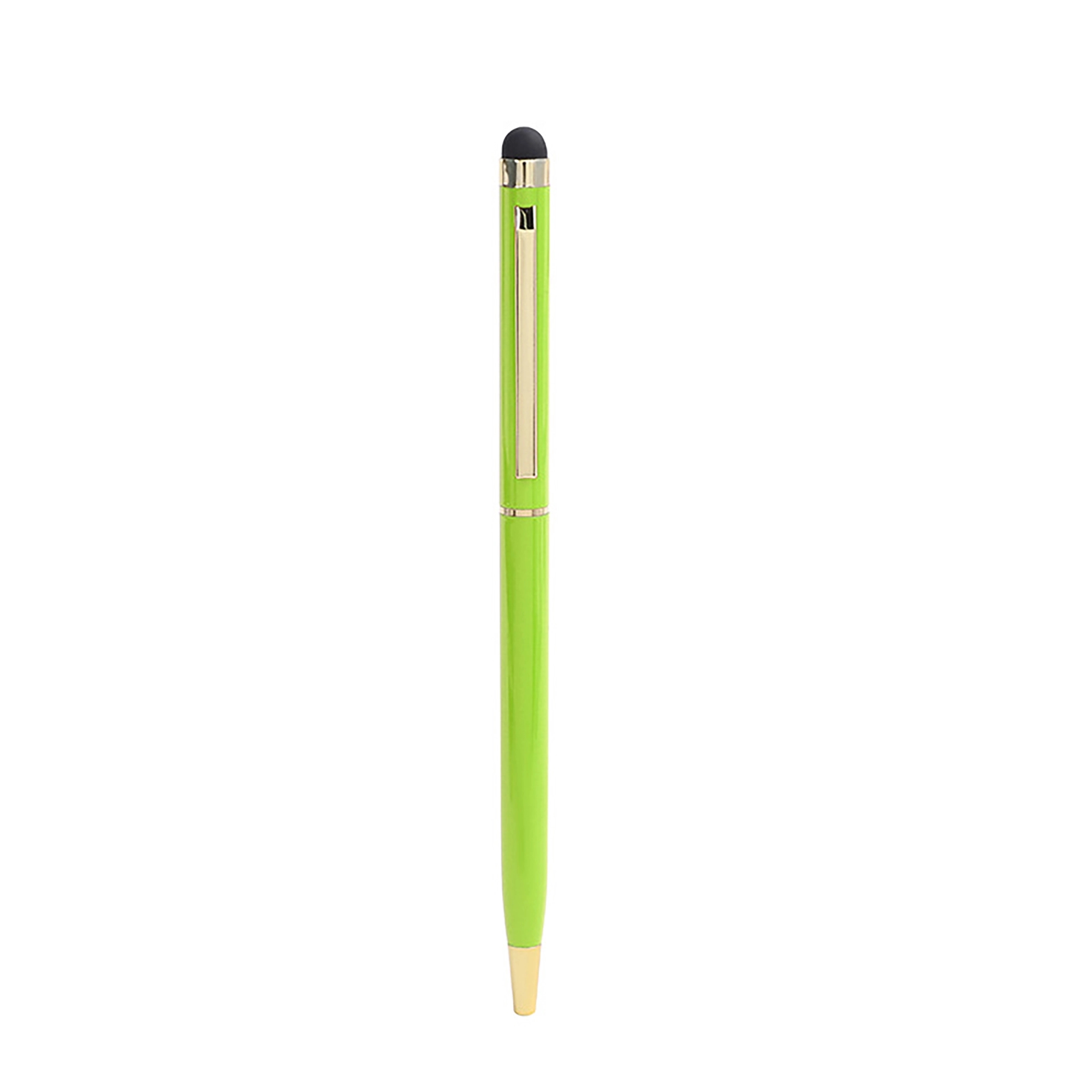 Metal Stylus Ballpoint Pen with Gold Trim 2