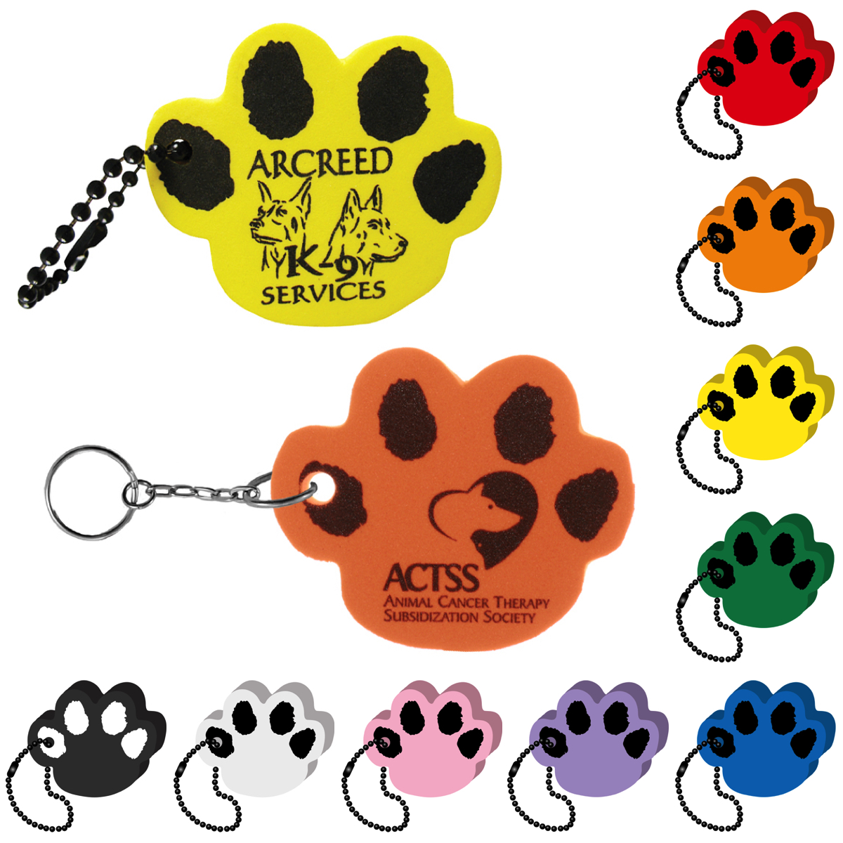 Paw Key Tag 17
