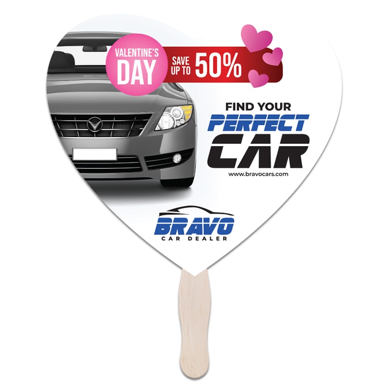 Heart Shape Hand Fans 6