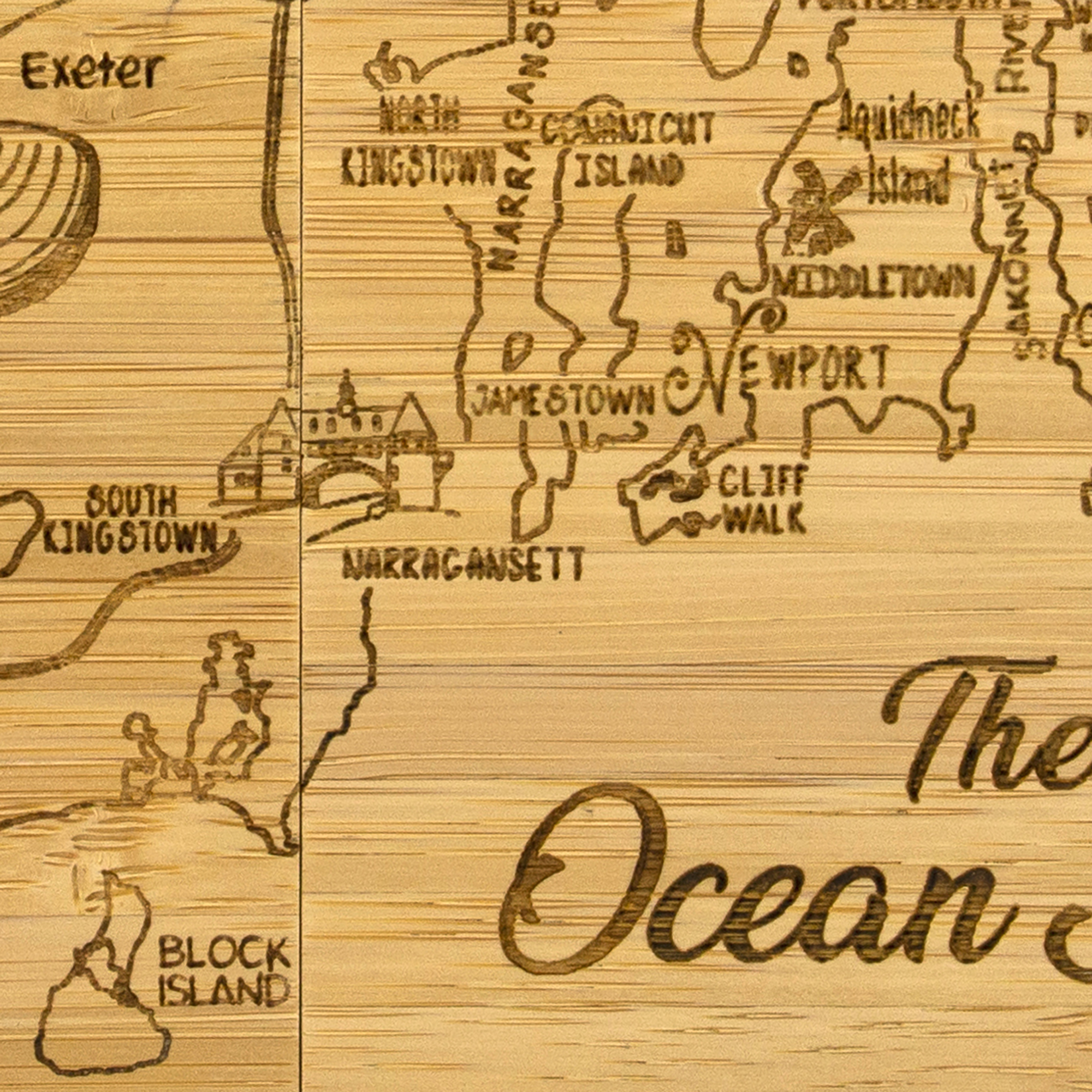 Rhode Island Puzzle Coaster Set 12