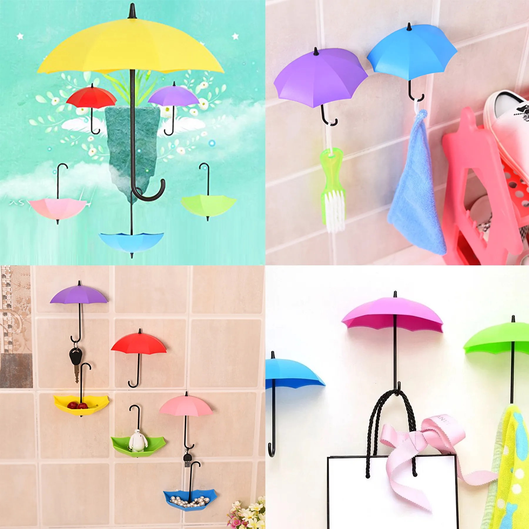 Colorful Umbrella Key Holder 3