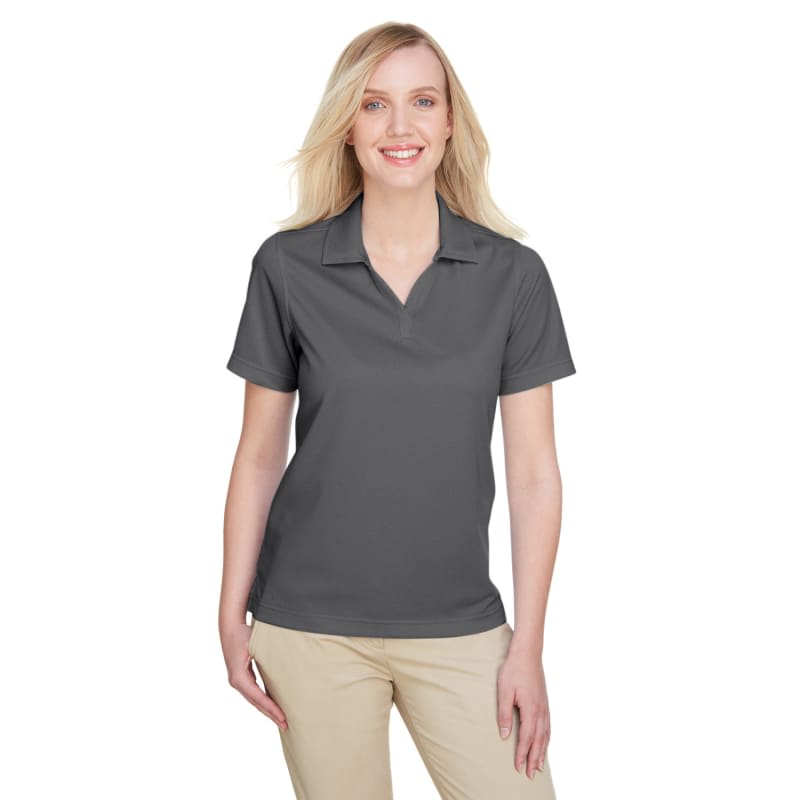 UltraClub Ladies' Cavalry Twill Performance Polo 3