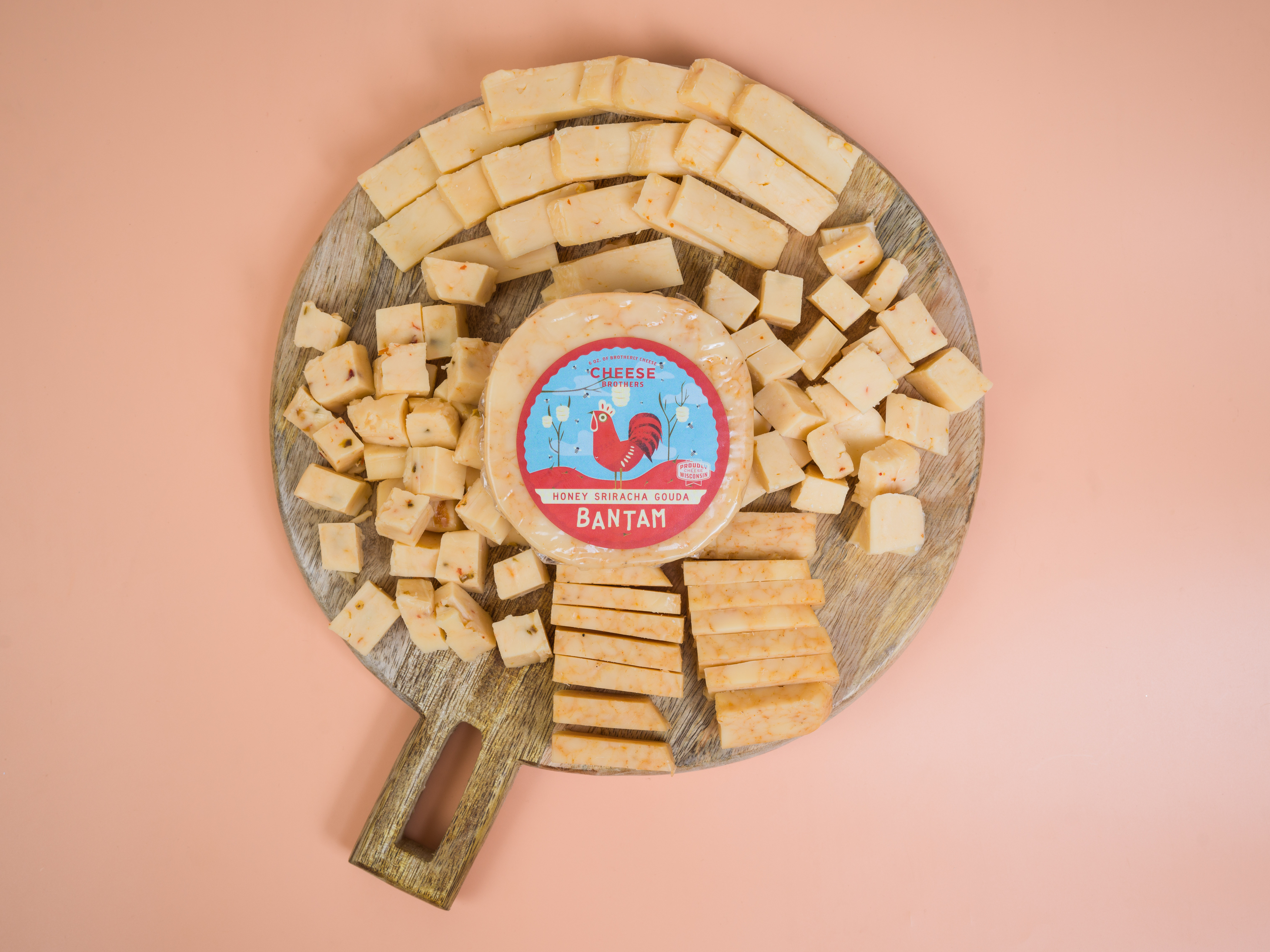 Cheese Bros. Wisconsin Sampler with Cutting Board 6