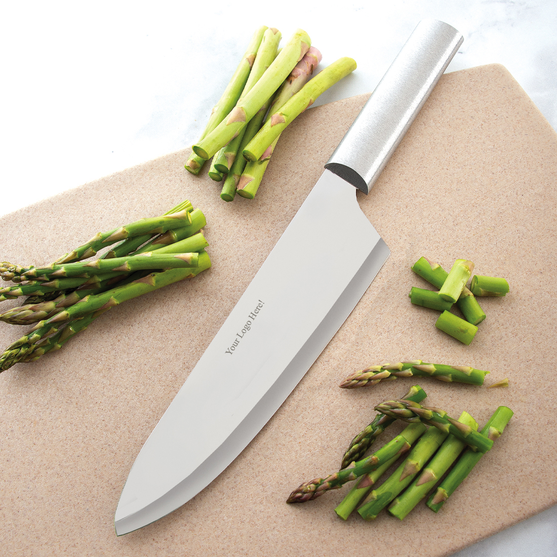French Chef Knife w/Silver Handle 2