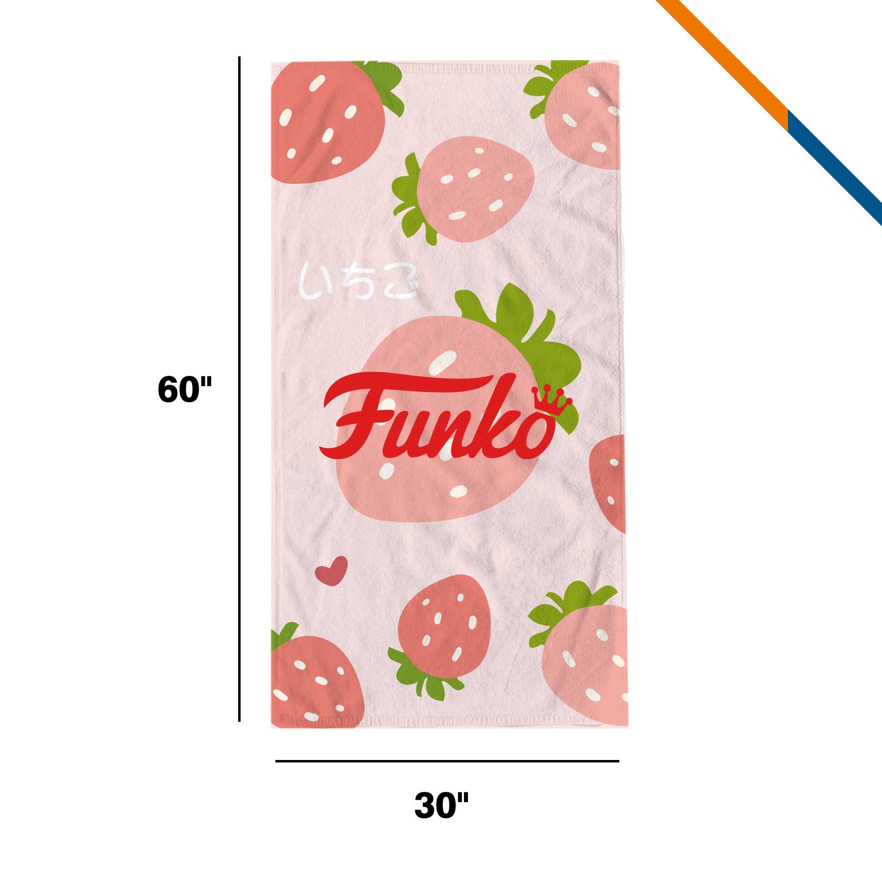 Suiy Sublimated Beach Towel - 60" x 30" 4