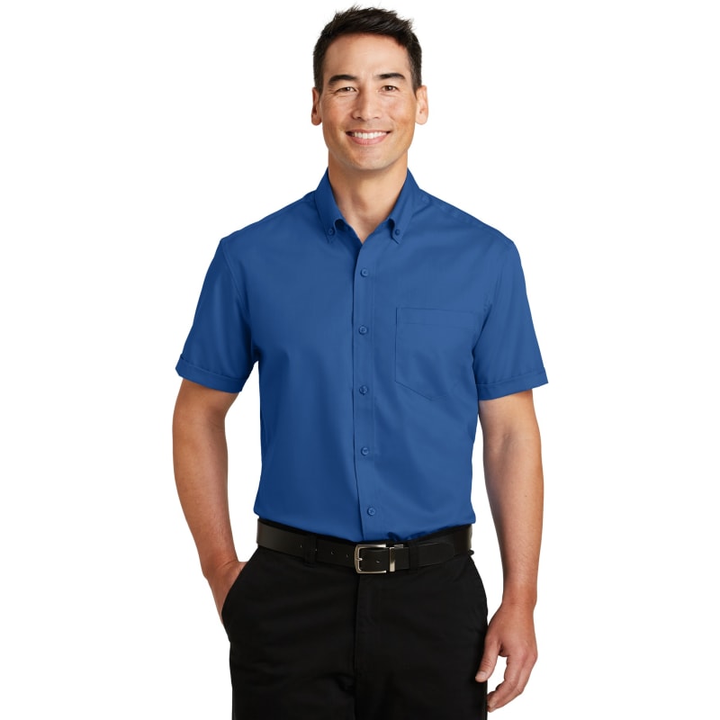 Port Authority Short Sleeve SuperPro Twill Shirt. 34