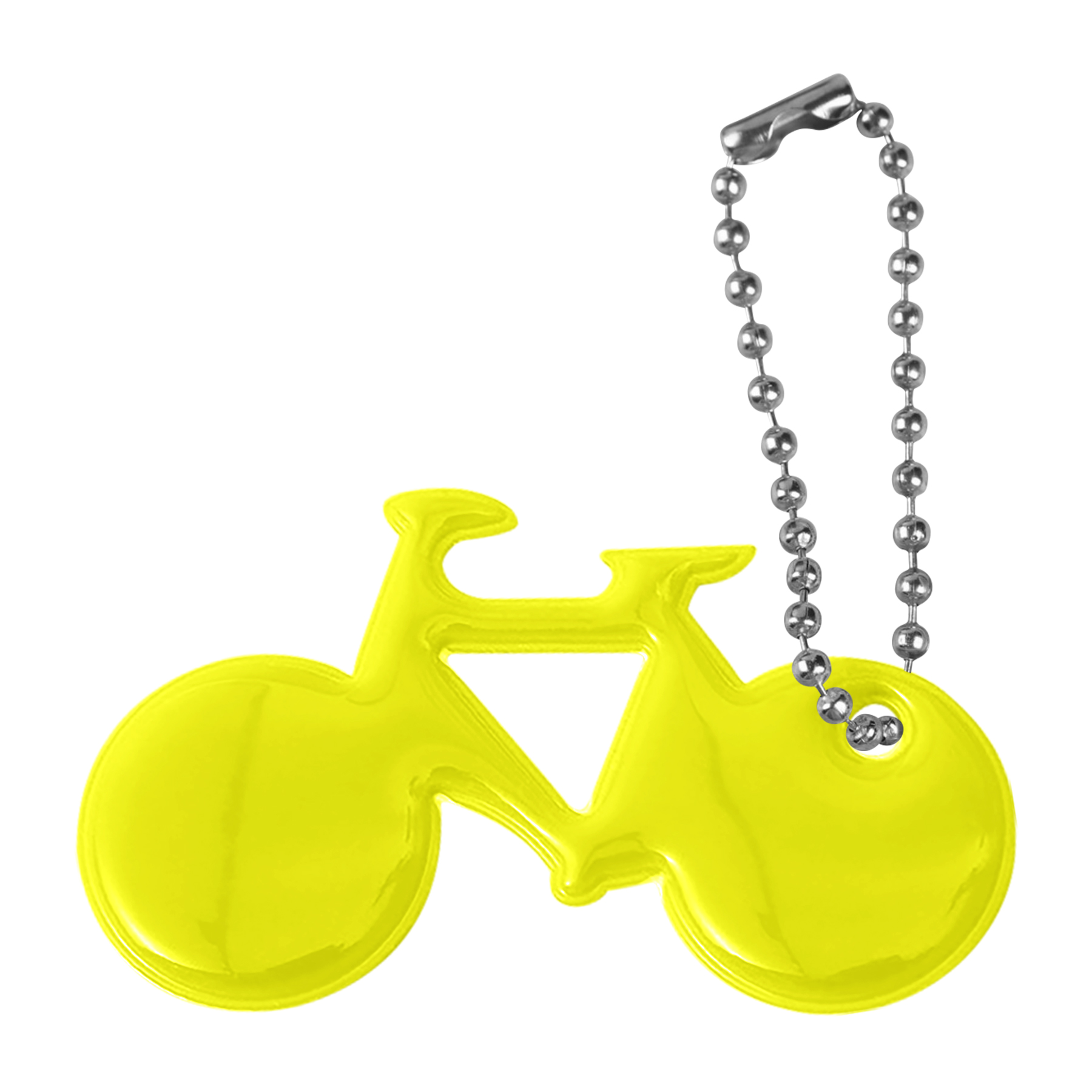 Bicycle Shaped Safety Reflective Keychain Zipper Pull 3