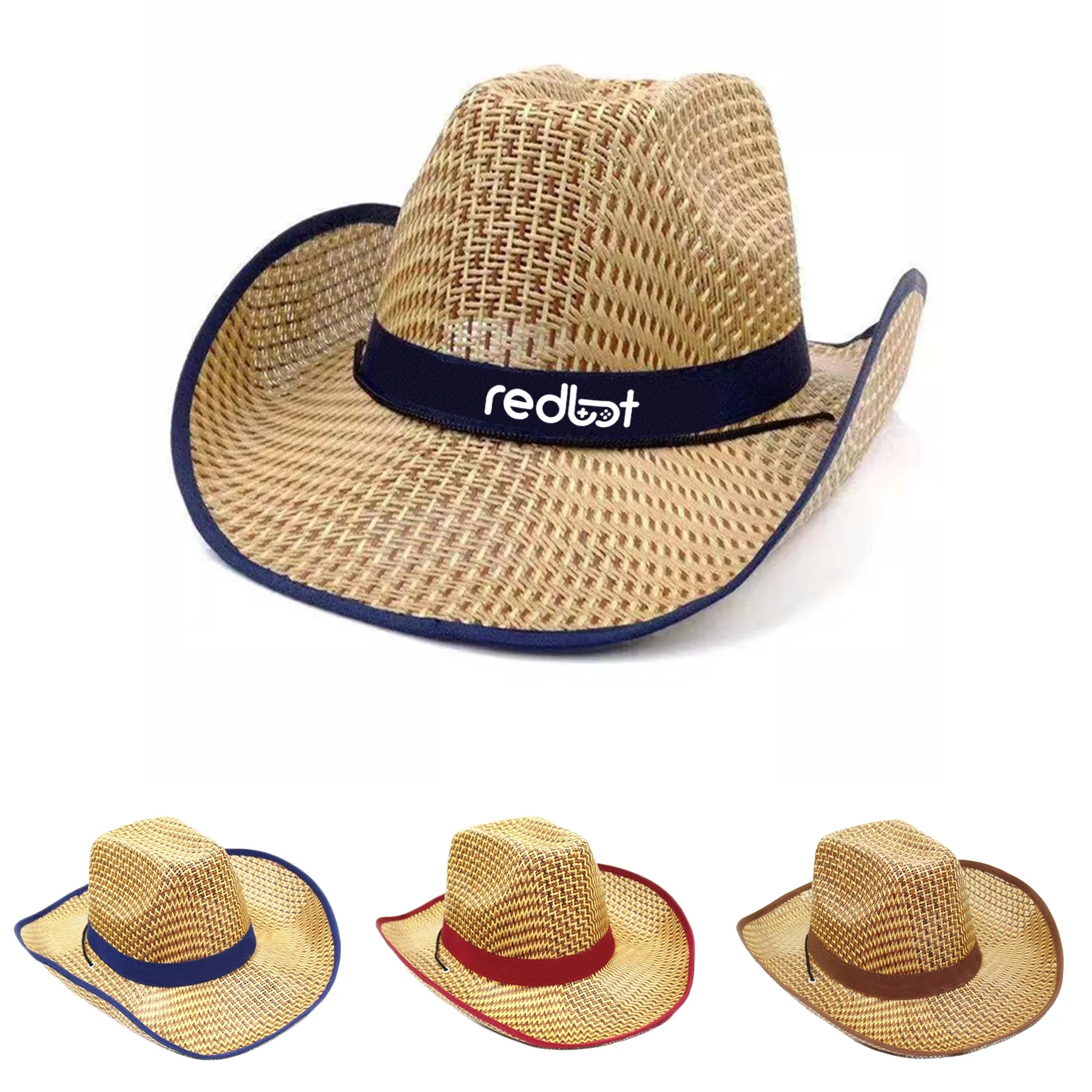 Western Straw Cowboy Hat 3