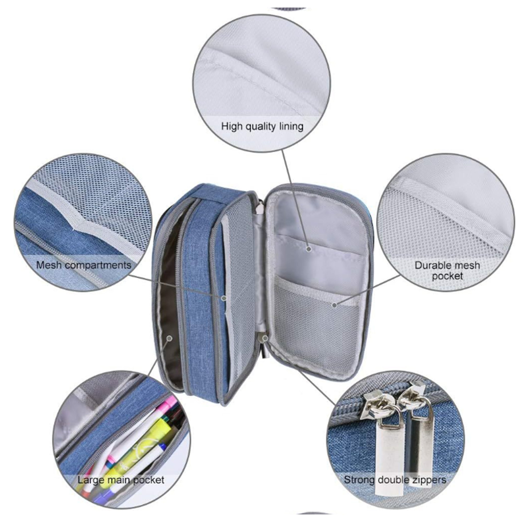 Spacious Multi-Function Writing Instrument Case 1