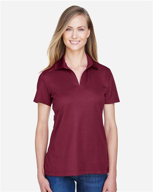 Women's CrownLux Performance® Plaited Polo - DG20W 80