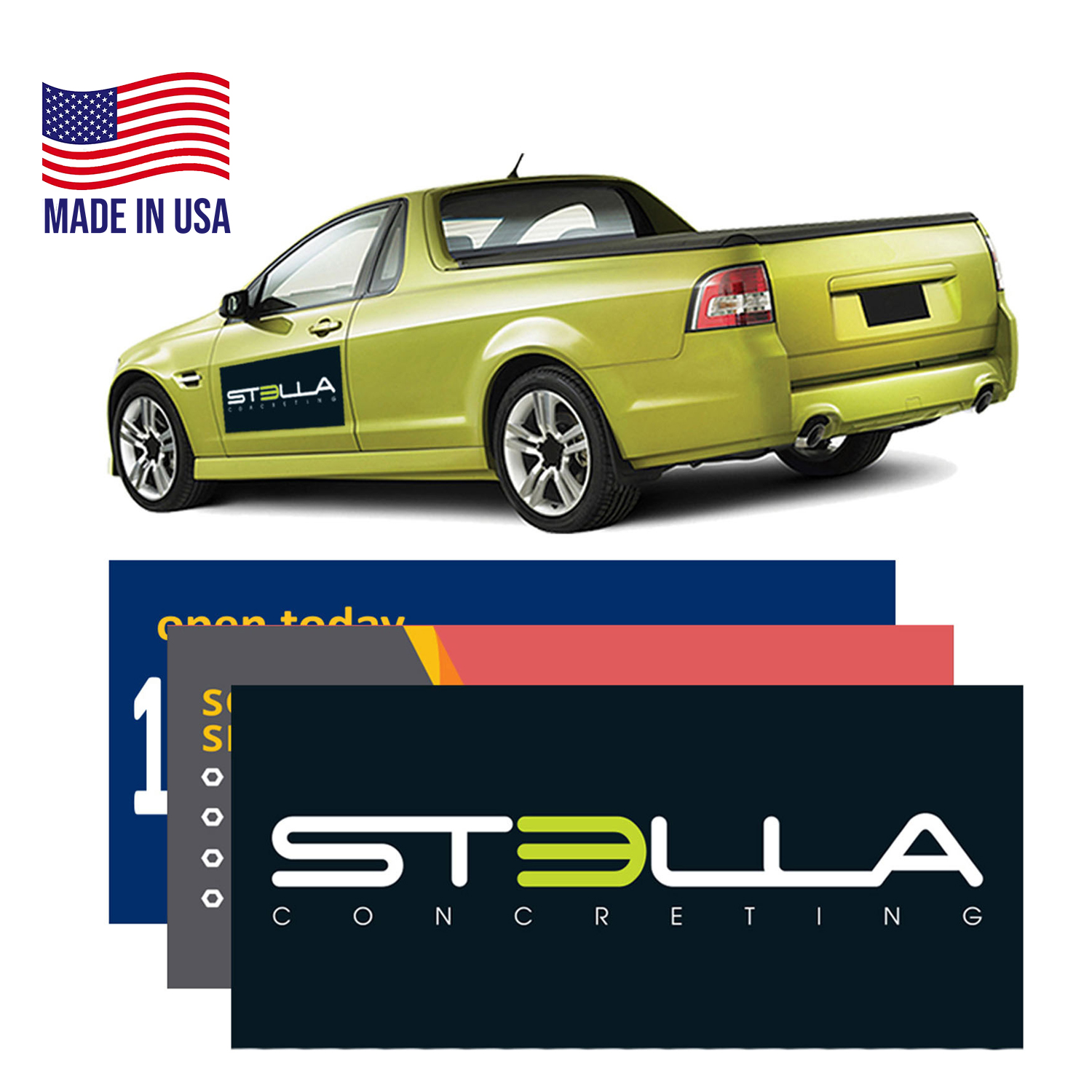 USA Made - 30 mil Car sign / Outdoor flexible Magnet 2