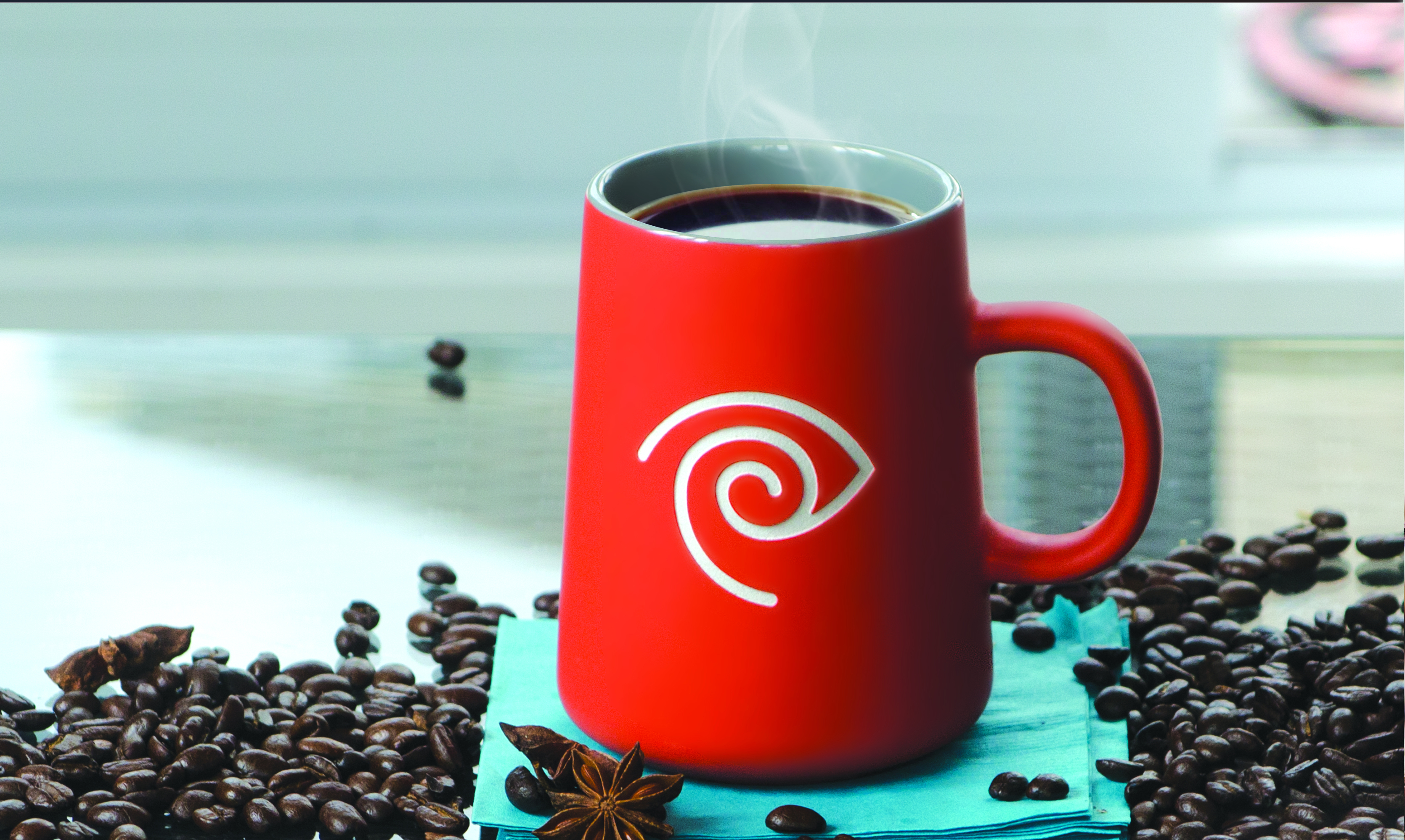 14 oz The Ruby Ceramic Mug 13