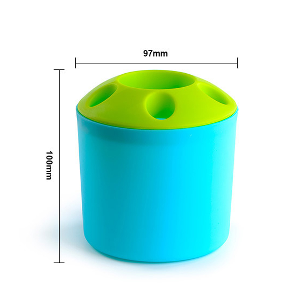 Multi-functional plastic pen holder toothbrush holder 7