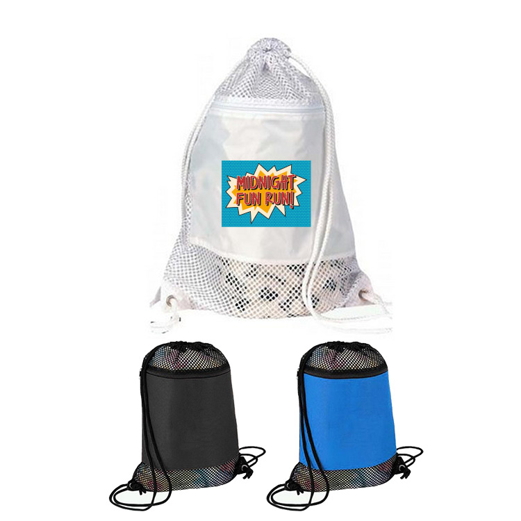 Nylon Drawstring Mesh Tote Bag 7