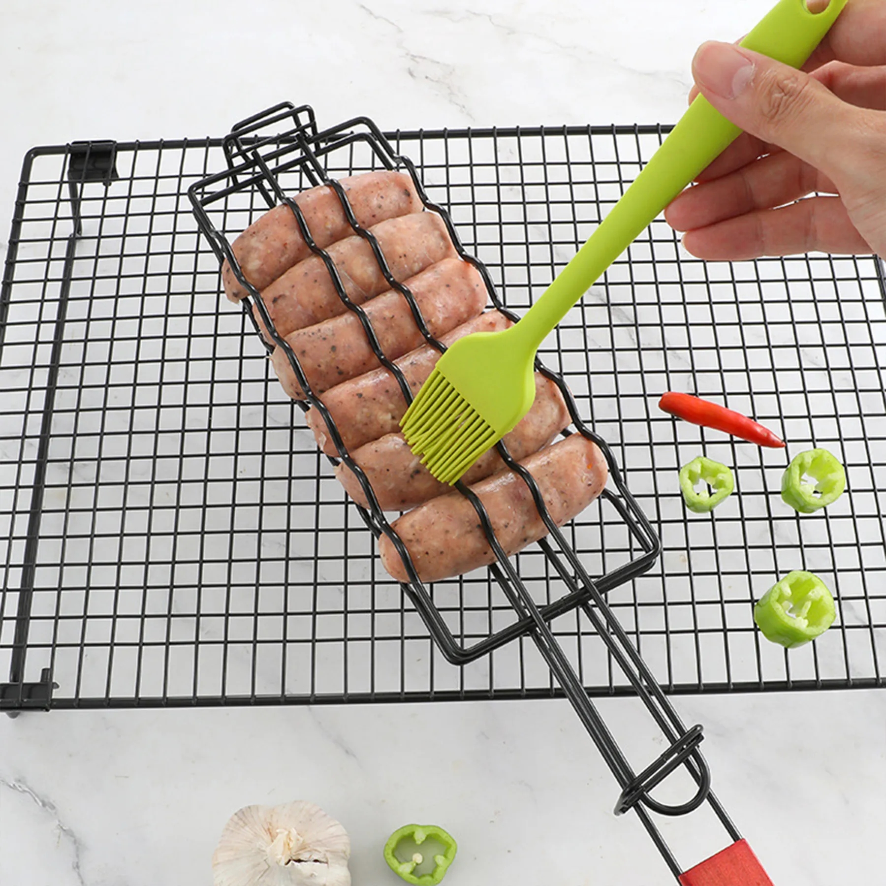 Steel Hot Dog Barbecue Clip 6