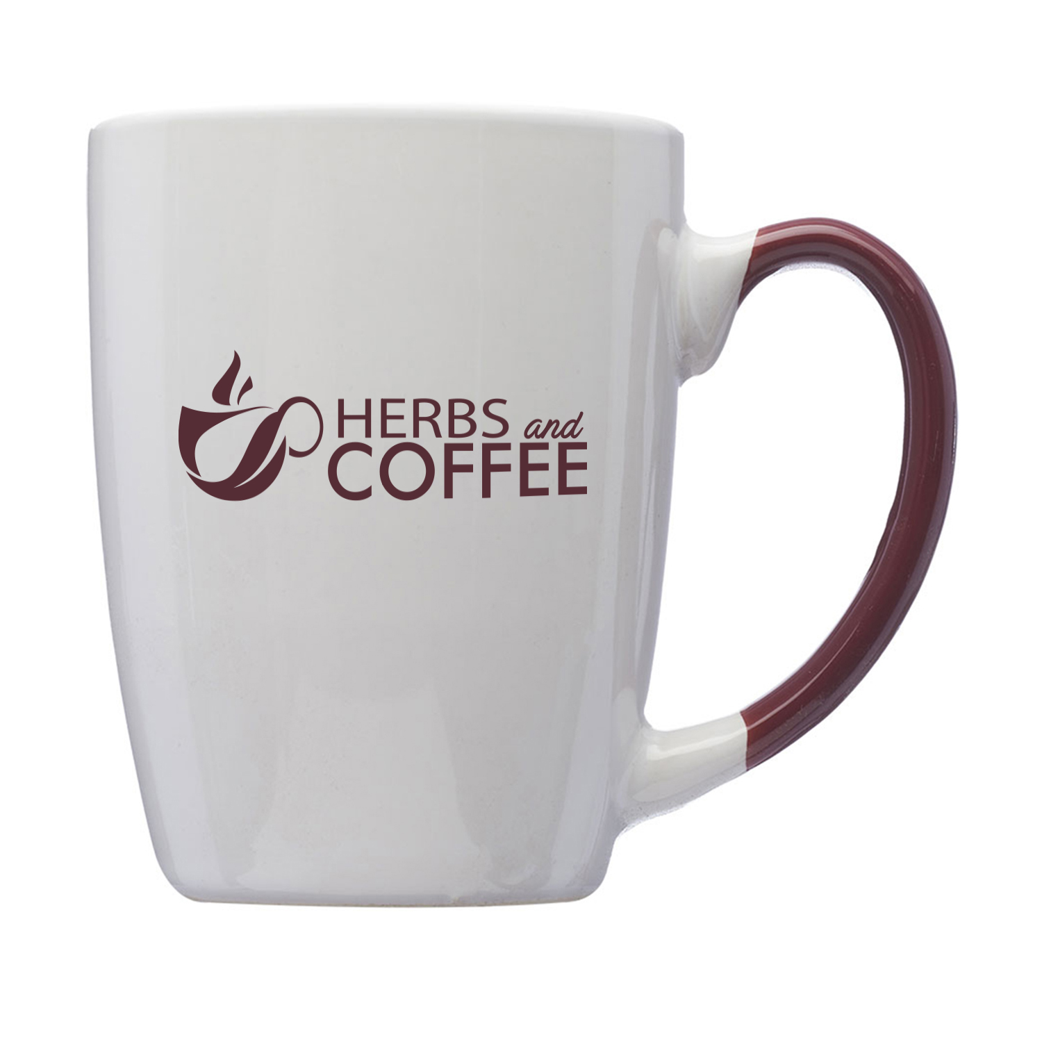 12 oz. Two Tone Ceramic Mug (1 Color Imprint) 4