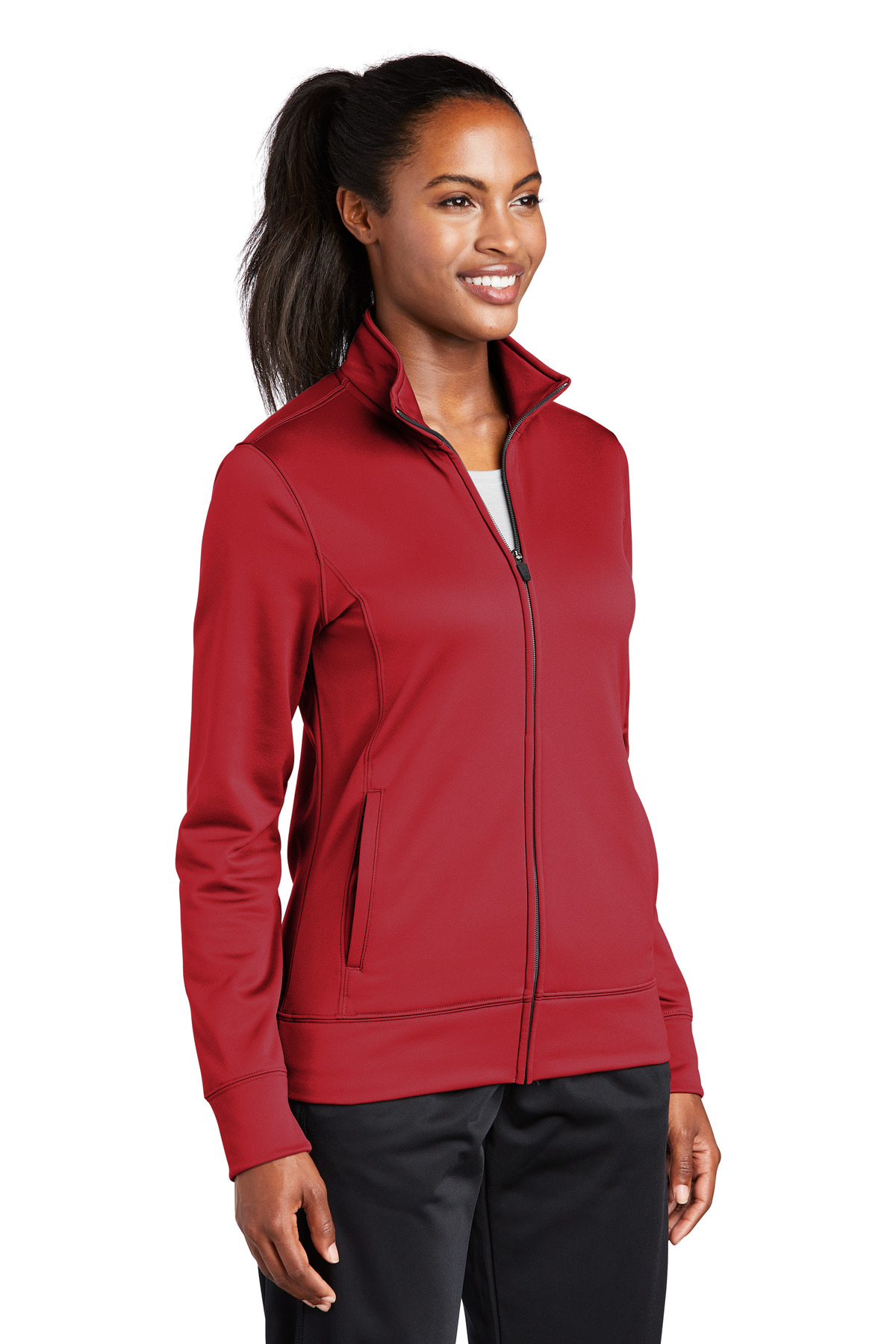 Sport-Tek® Women's Sport-Wick Fleece Full-Zip Jacket 40