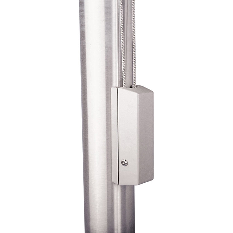 Silver Cleat Cover Box for 3-3.5" Diameter Pole 2