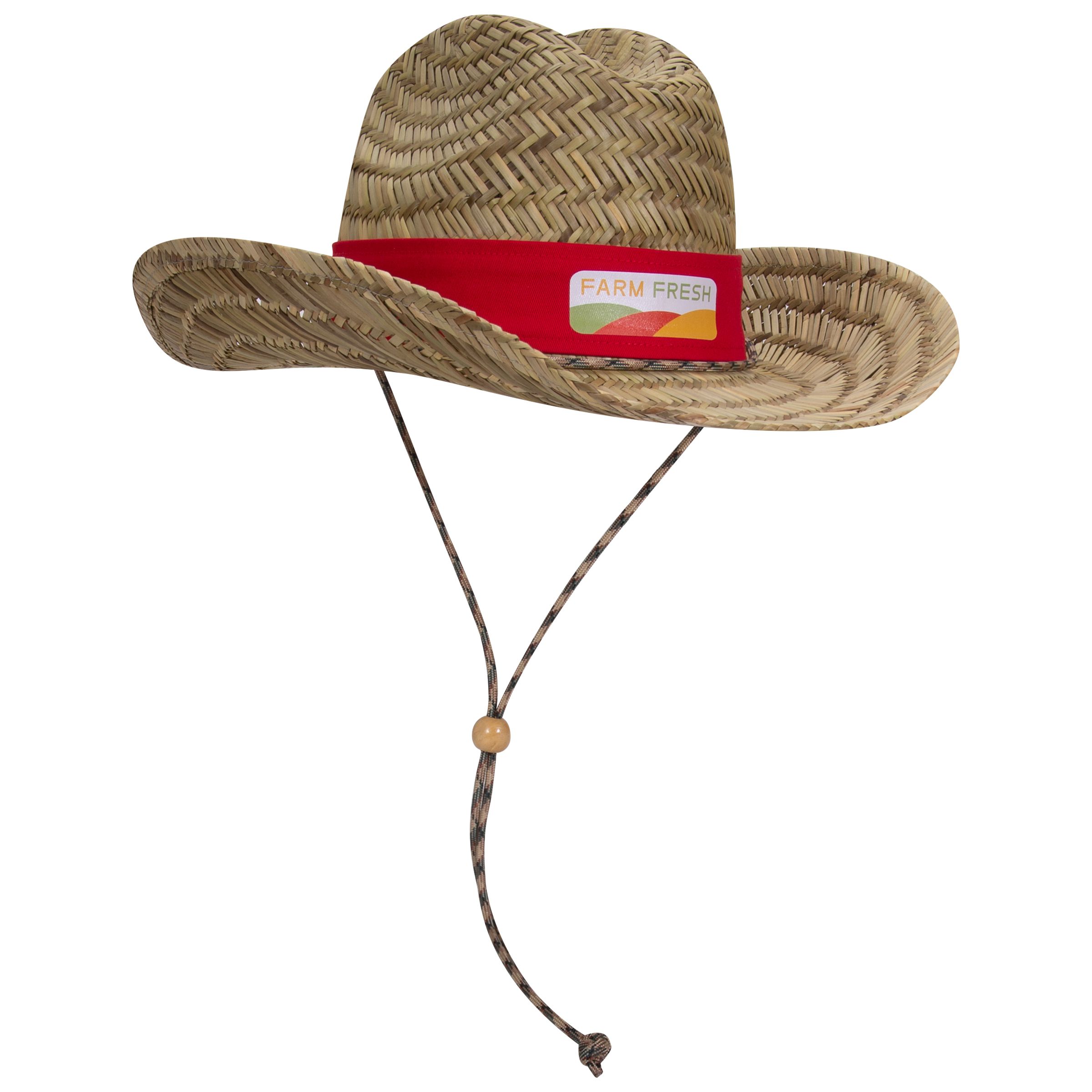OTTO CAP® Straw Cowboy Hat w/ Adjustable Cord 2