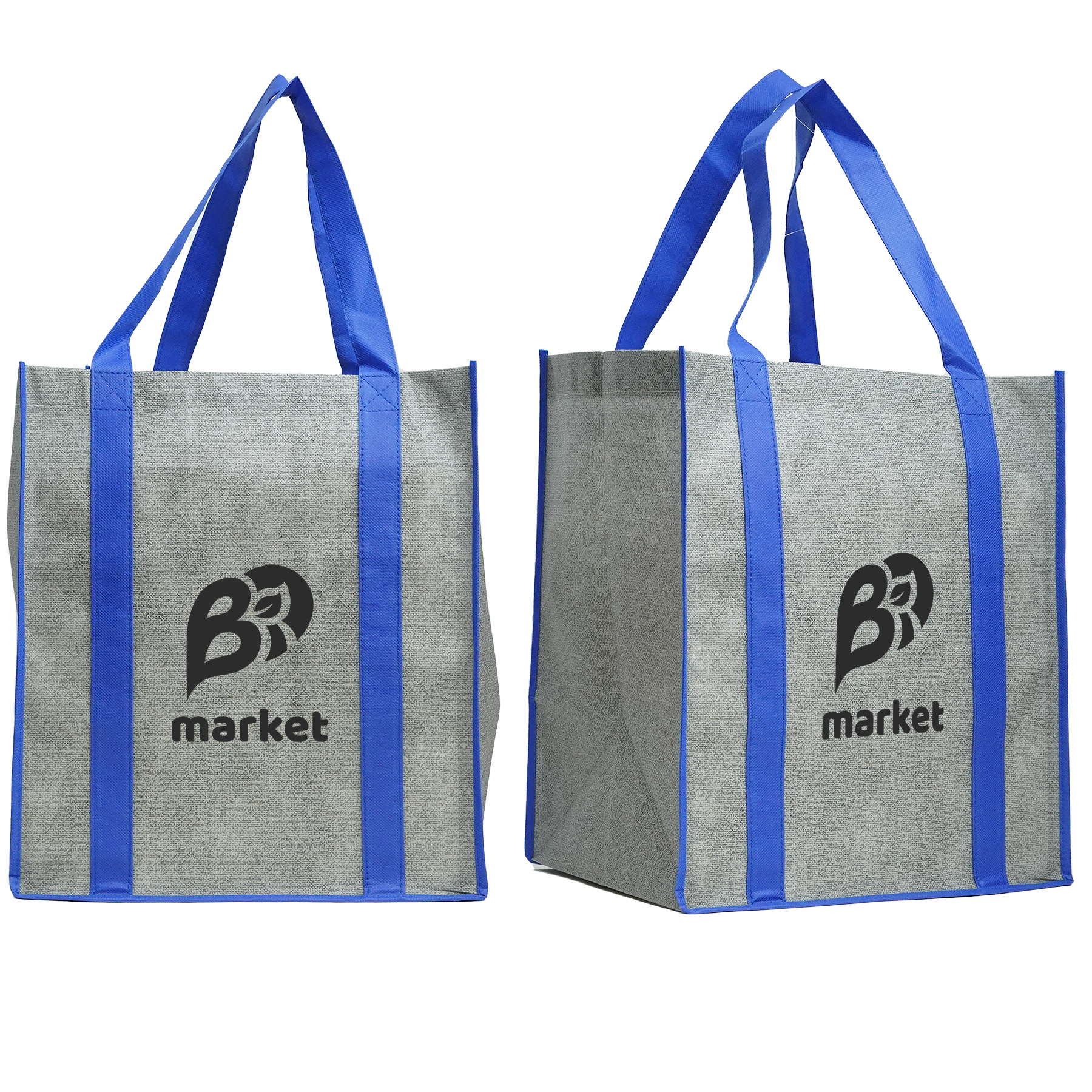Heathered Jumbo Non-Woven Tote 1
