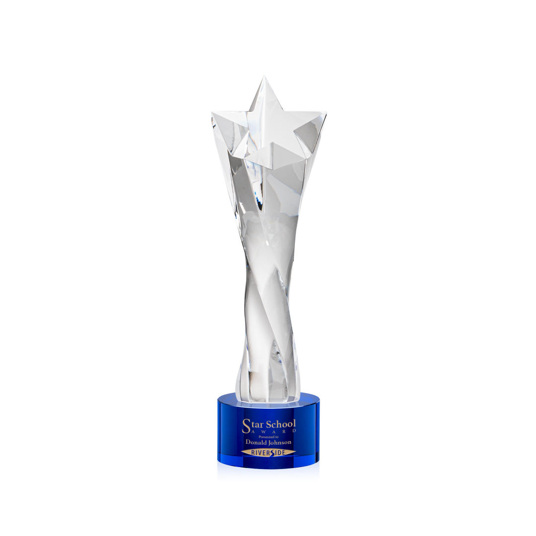 Arlington Star Award on Marvel Base - Blue 8