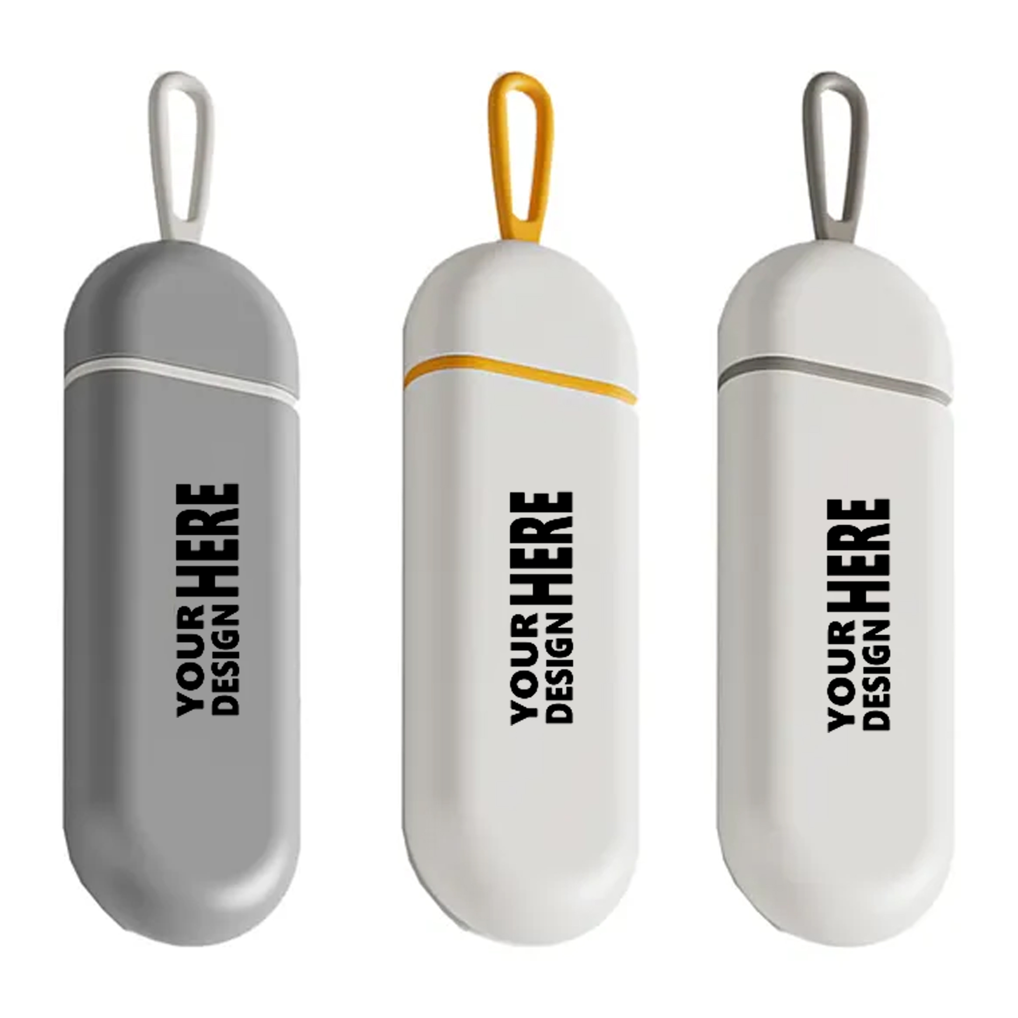 Three-Drawer Portable Pill Storage with Secure Compartments 1